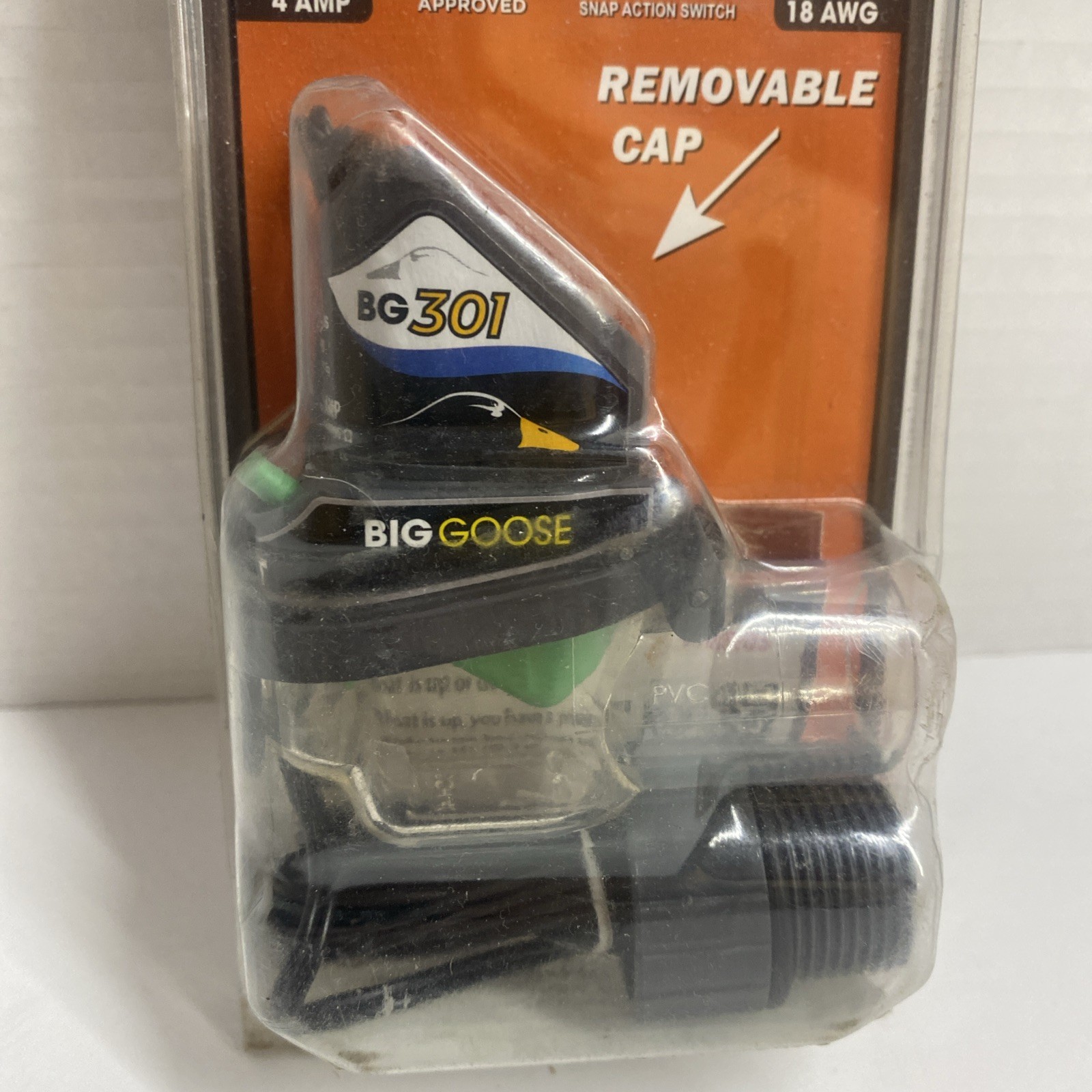 Big Goose BG-301 Float Switch 24VAC 4A UL 508 Latching Snap Action 60in Wire A2