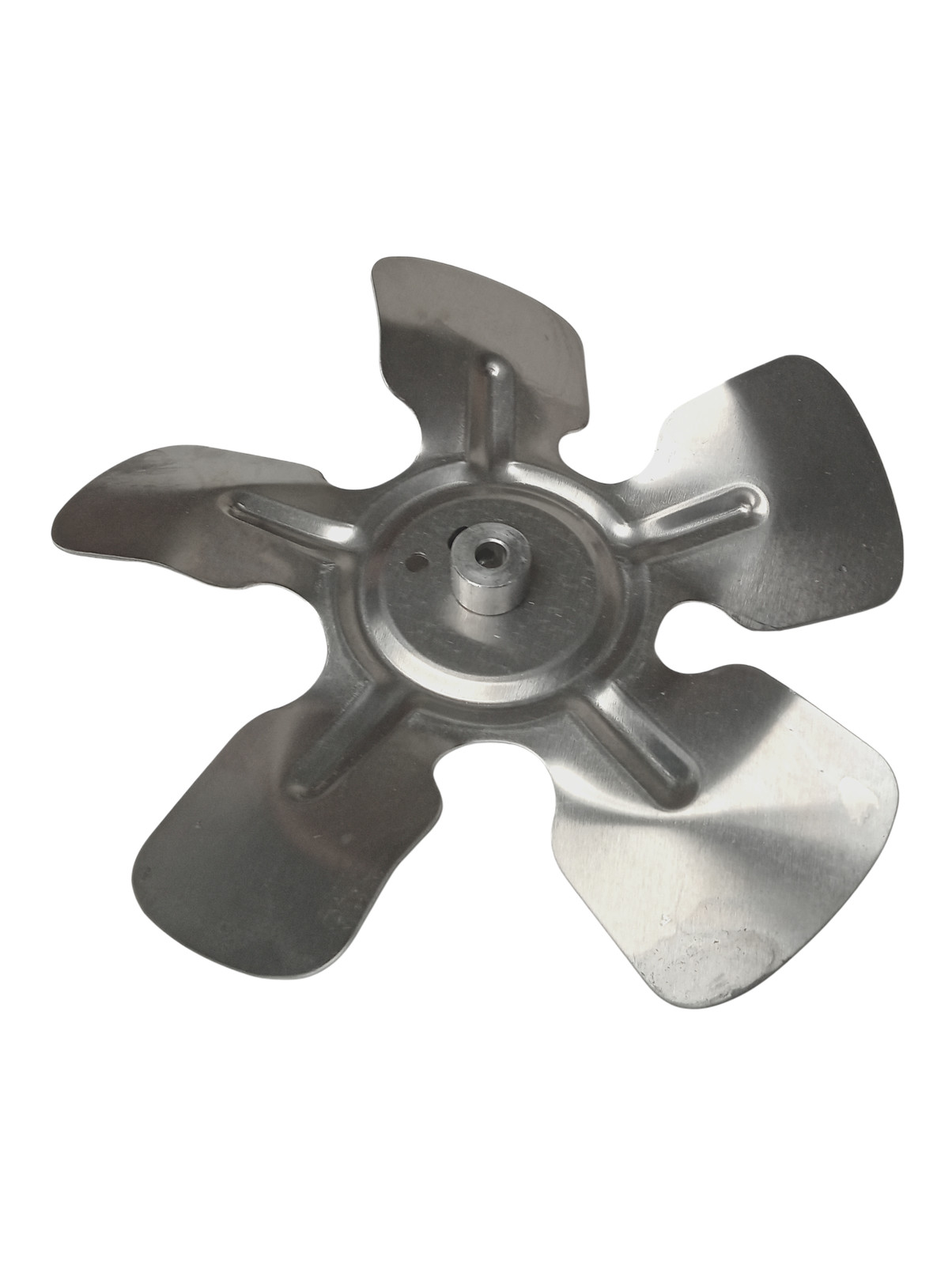 A60704 Metal Fan Blade 7″” Diameter 5 Blades 1/4″” Bore Hub CW 27 Degree Propel