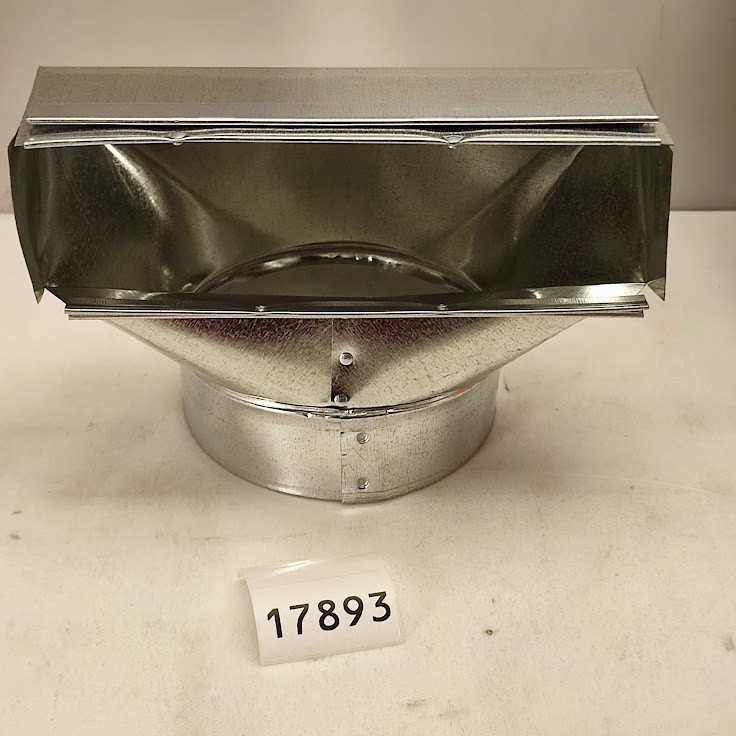 Master Flow Stack Boot 10 in. x 3-1/4 in. to 6 in. 90 Degree Galvanized Steel