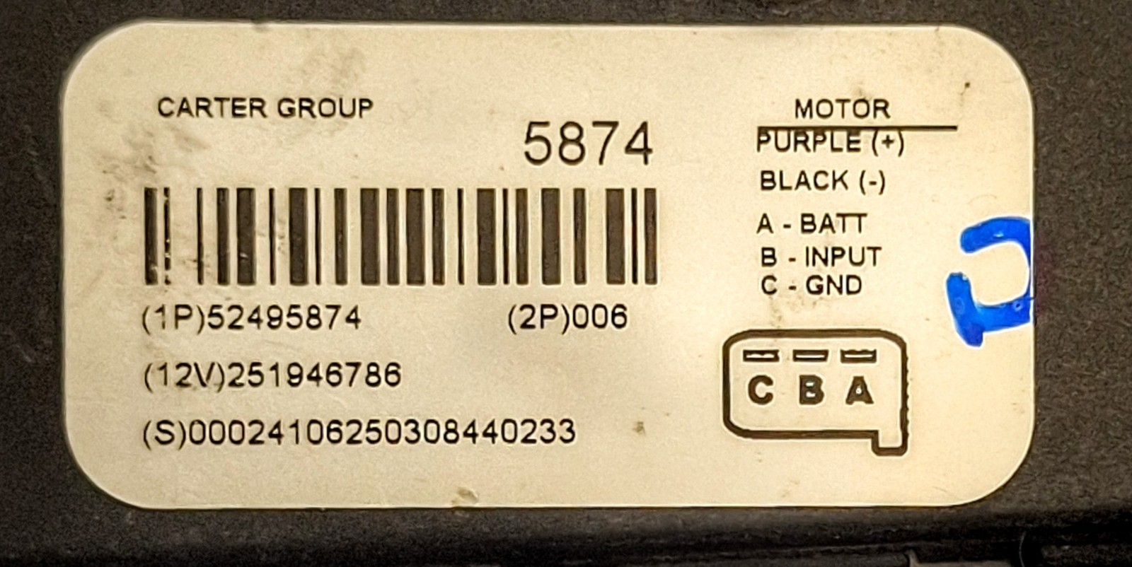 OEM HVAC Blower Motor Resistor Control Module 52495874 For GM vehicles USA