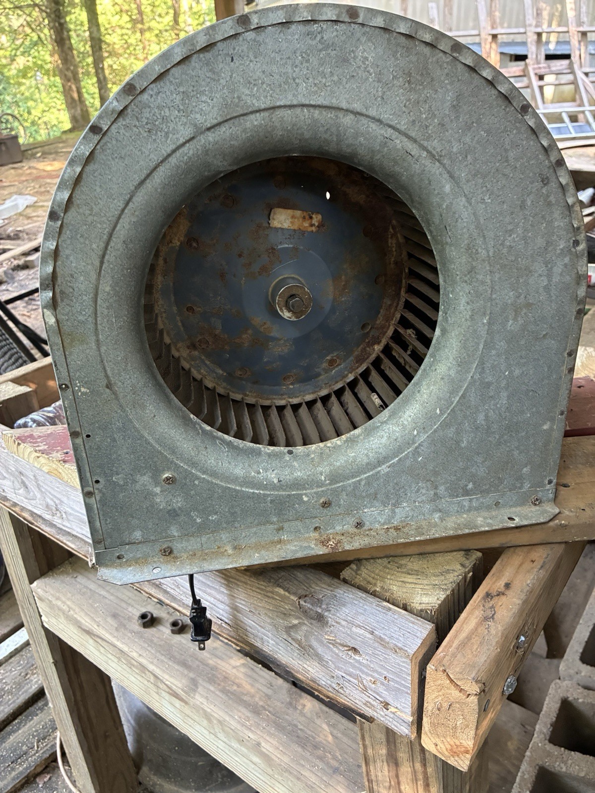 Centrifugal HVAC Squirrel Cage Blower Belt Drive 115V 1-Phase Model D9RAT070BDD