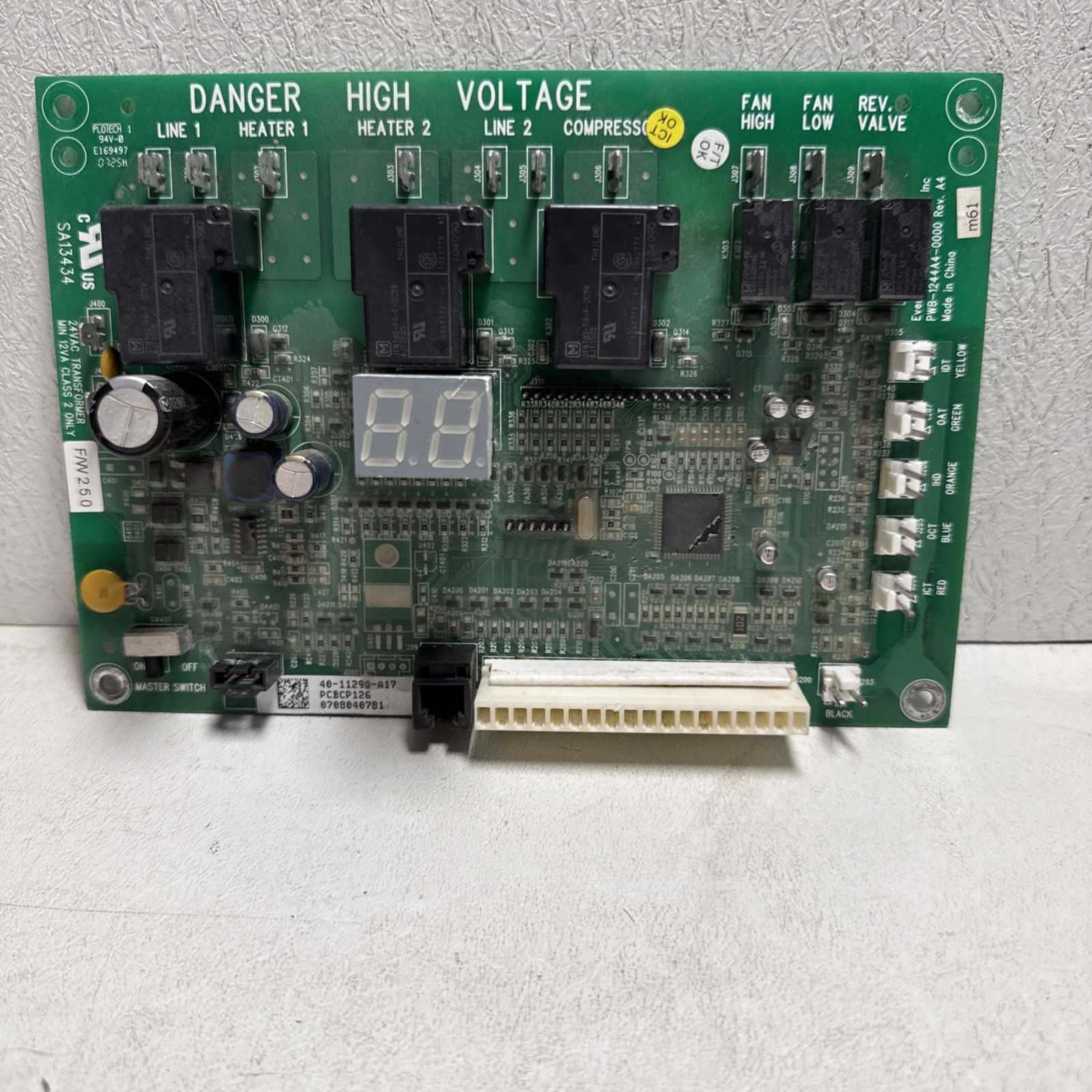 Amana PWB-1244A4-0000 40-1129Q-A17 PCB Control Board with Display PCBCP126