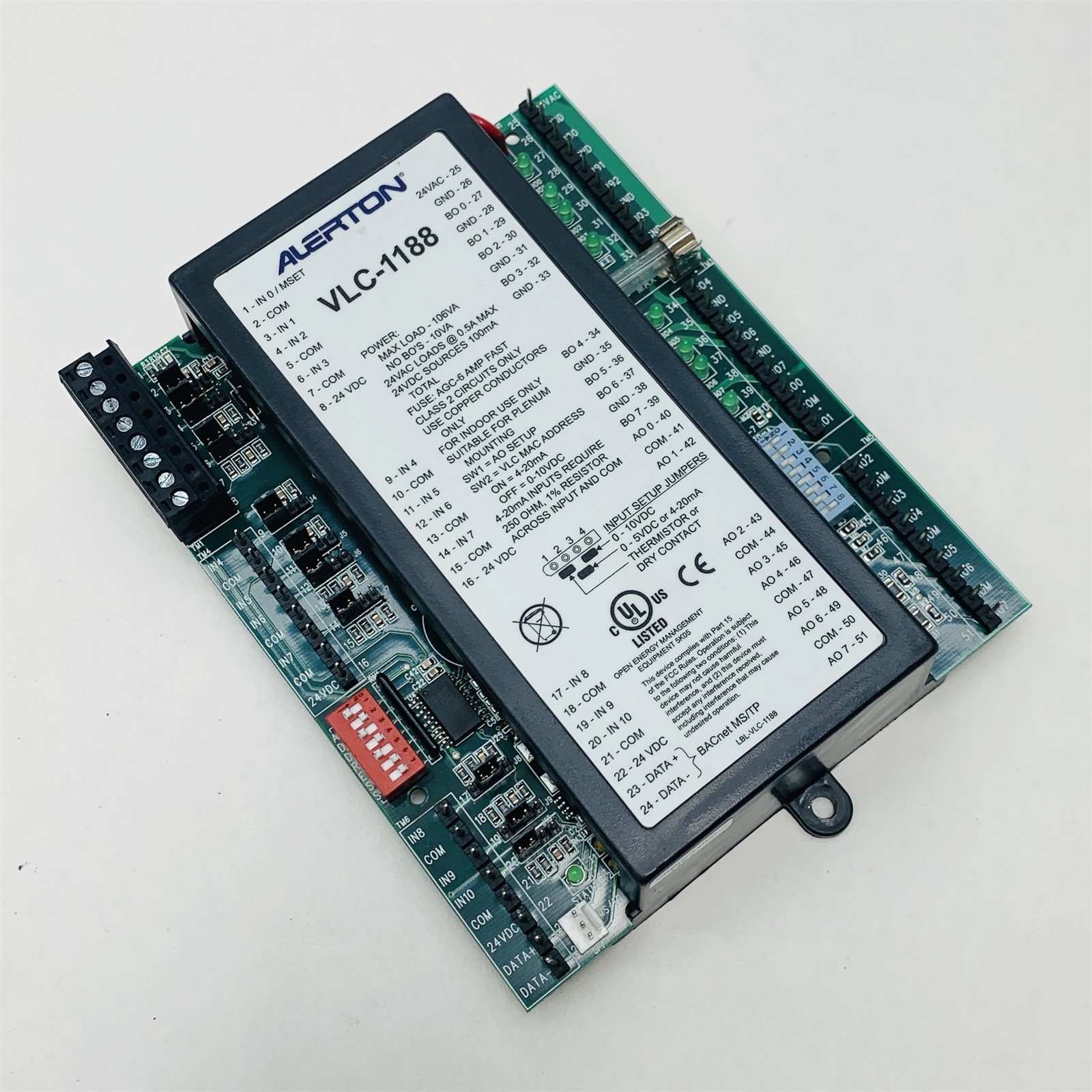 Alerton VLC-1188 BACnet Building Automation DDC 11UI 8BO 8AO Controller Module