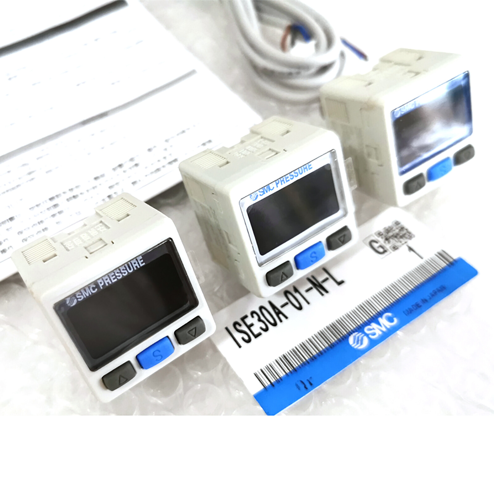 SMC ISE30A-01-N-L Digital Display Pressure Switch New ✦KD