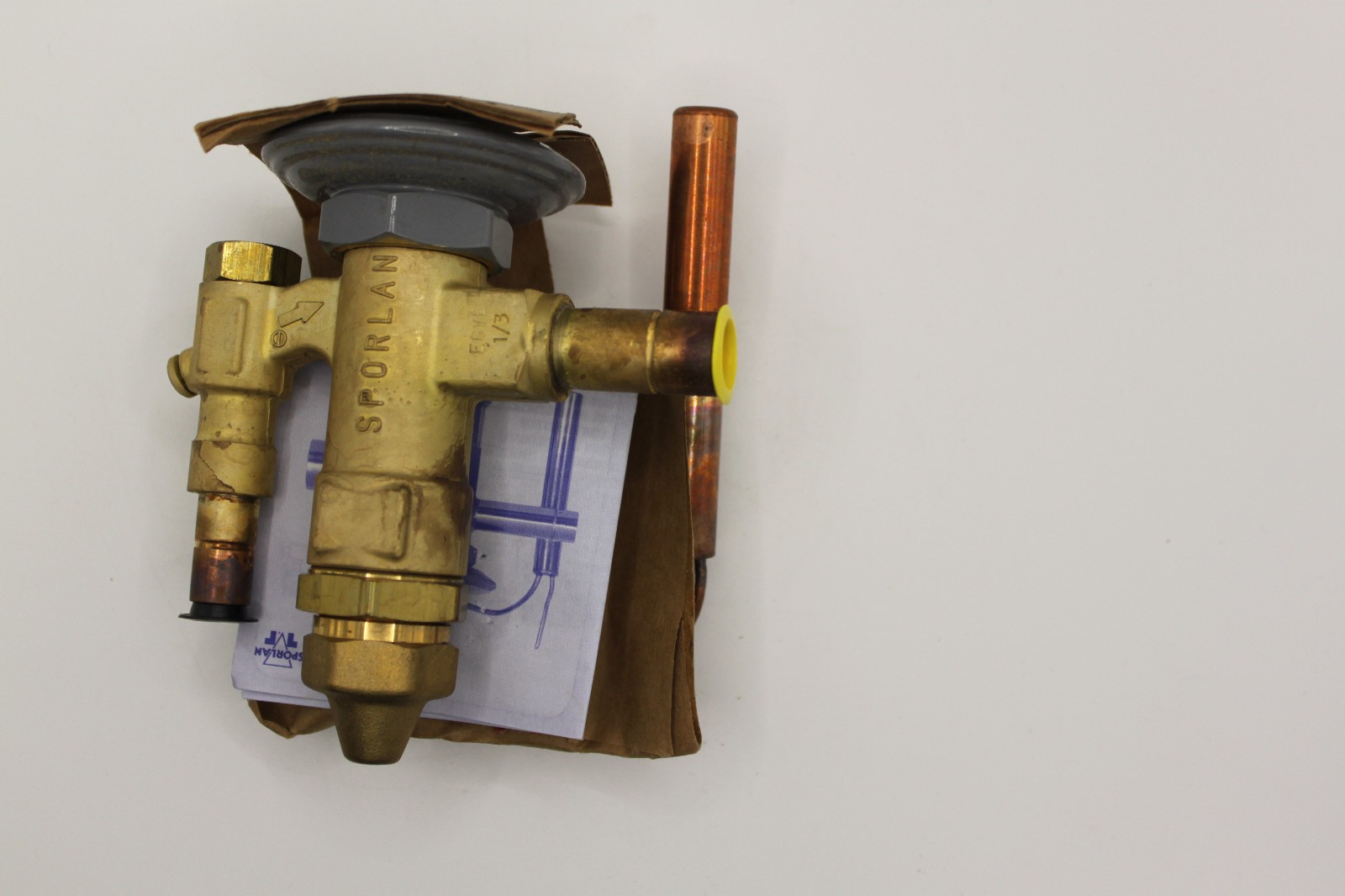 Sporlan EGVE-1/3-C TEV Expansion Valve R22 3/8 x 1/2 ODF Ext Eq NEW