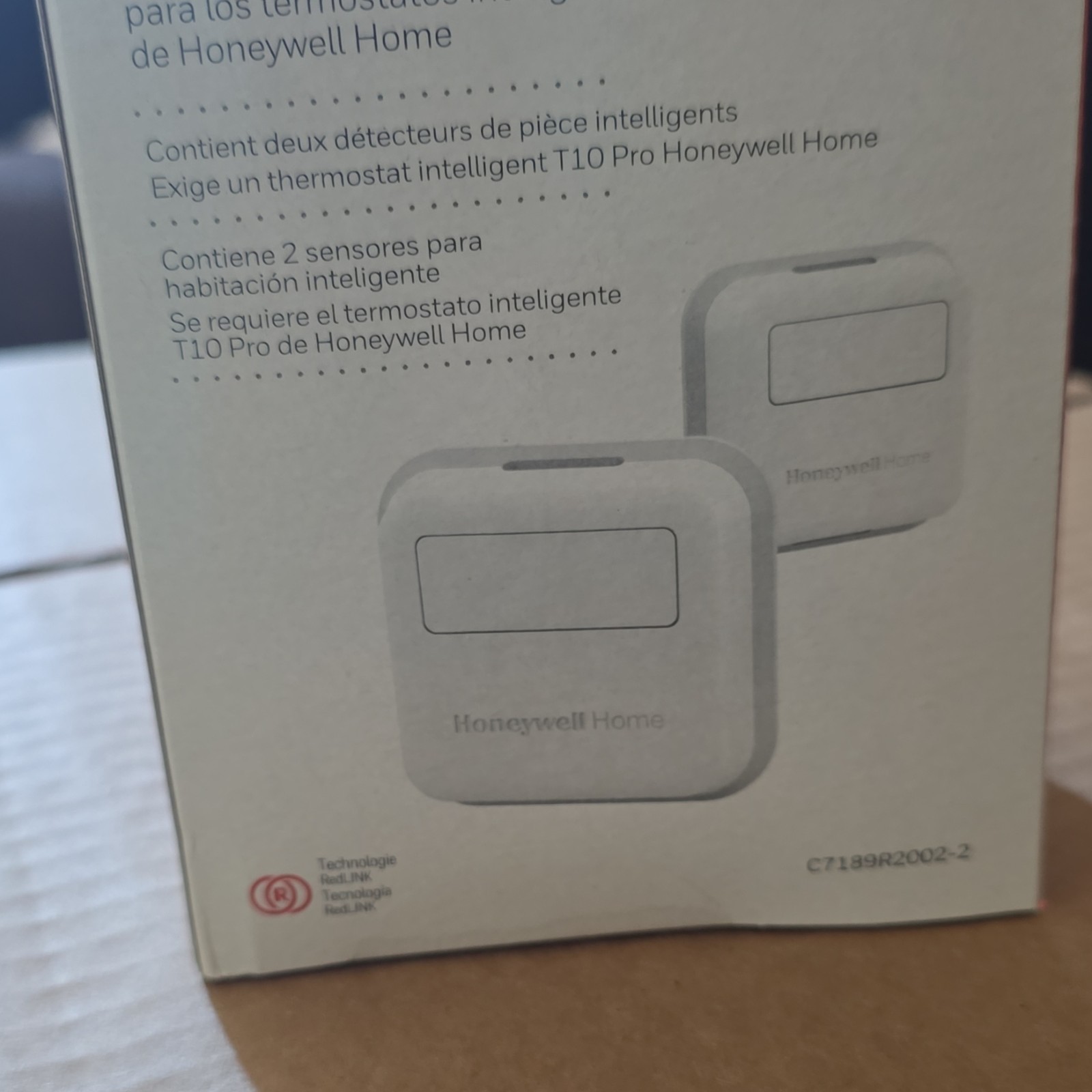 Honeywell Home RedLINK Room Sensors T10 Pro Smart Thermostat 2-Pack C7189R2002-2