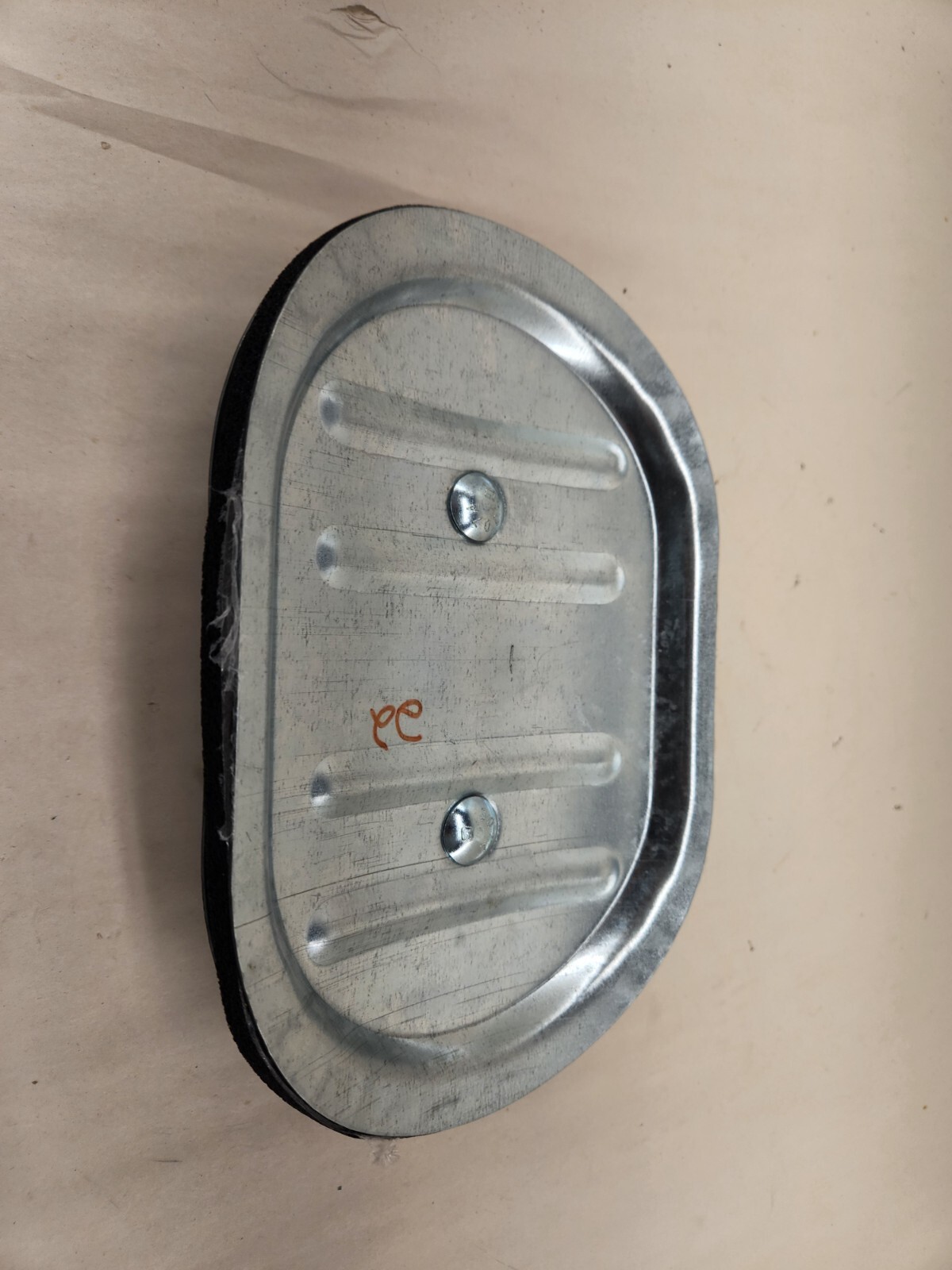 Ruskin Damper and Louver Curved Steel Access Door 10” X 6” for 22” Duct