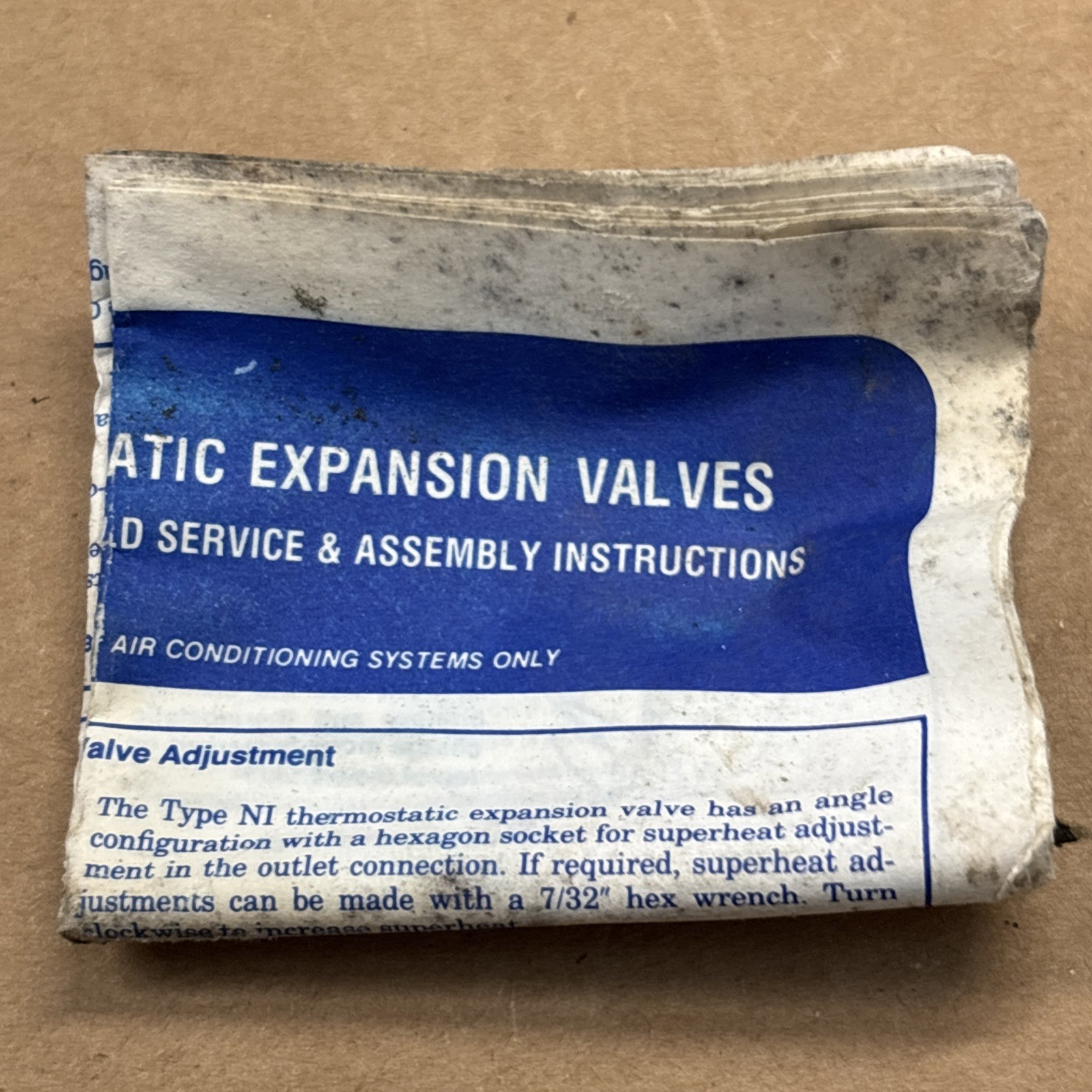 SPORLAN Expansion Valve SVE-8-GA 5/8 X 7/8