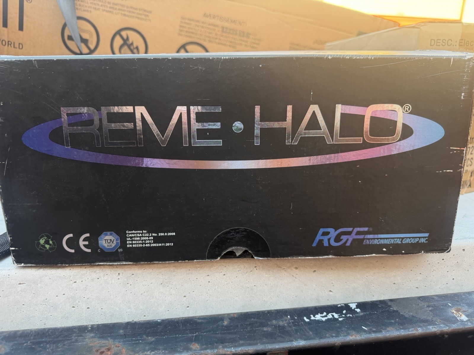 RGF REME HALO Ducted Air Purifier Advanced Oxidation Industrial Whole House
