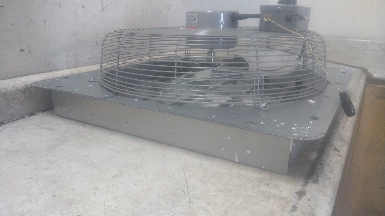Canarm GSF3-20A 20 In Blade Diameter 1/4 HP 120VAC Galvanized Shutter Fan