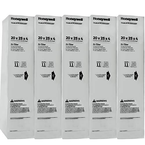Honeywell FC100A1037-5pk Replacement Media, 20″ x 25″ Genuine OEM merv 11