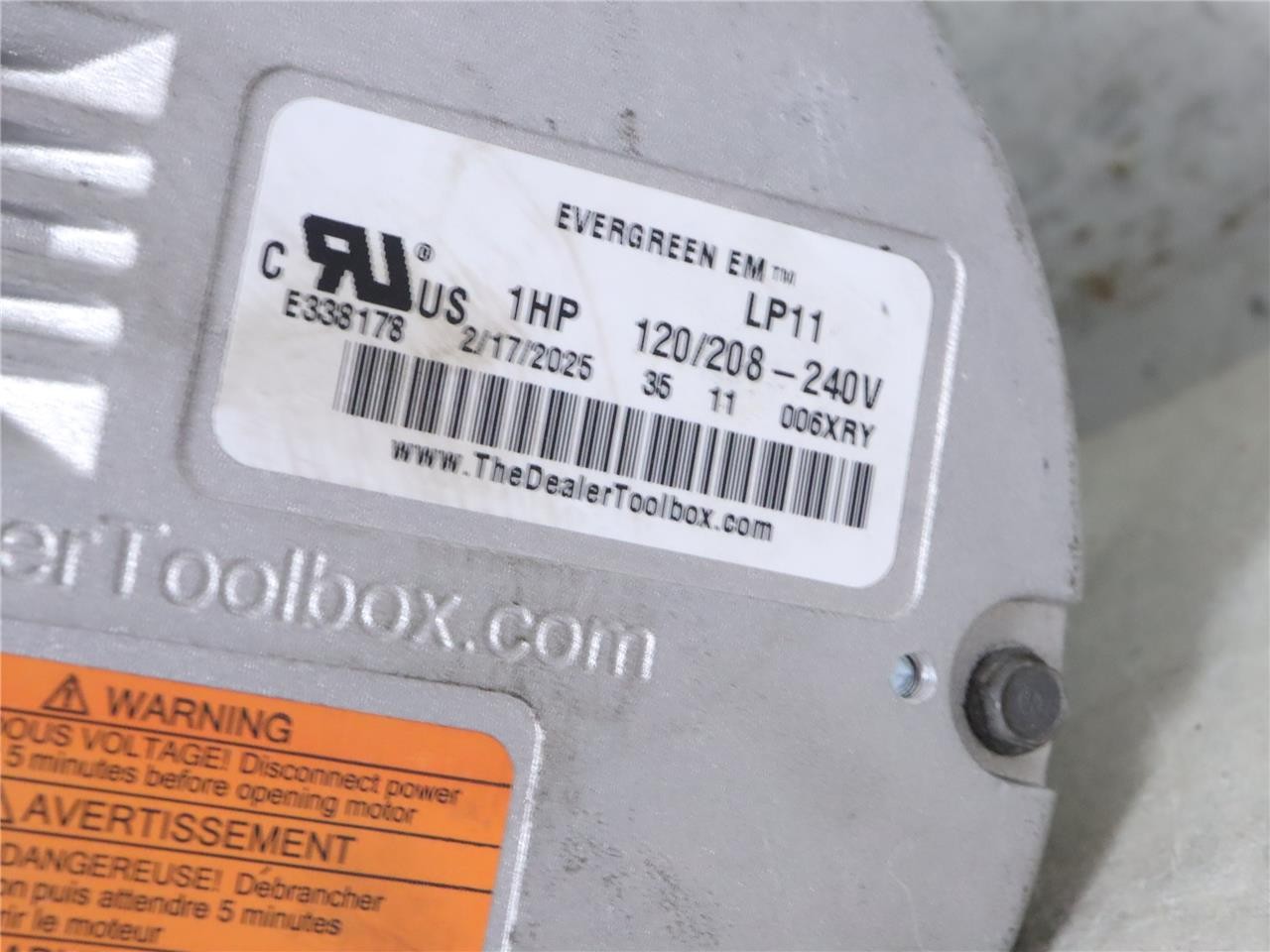 Genteq 5SEA39MLP8021 ECM Blower Motor 6210X 1HP 115/208-230V Evergreen EM