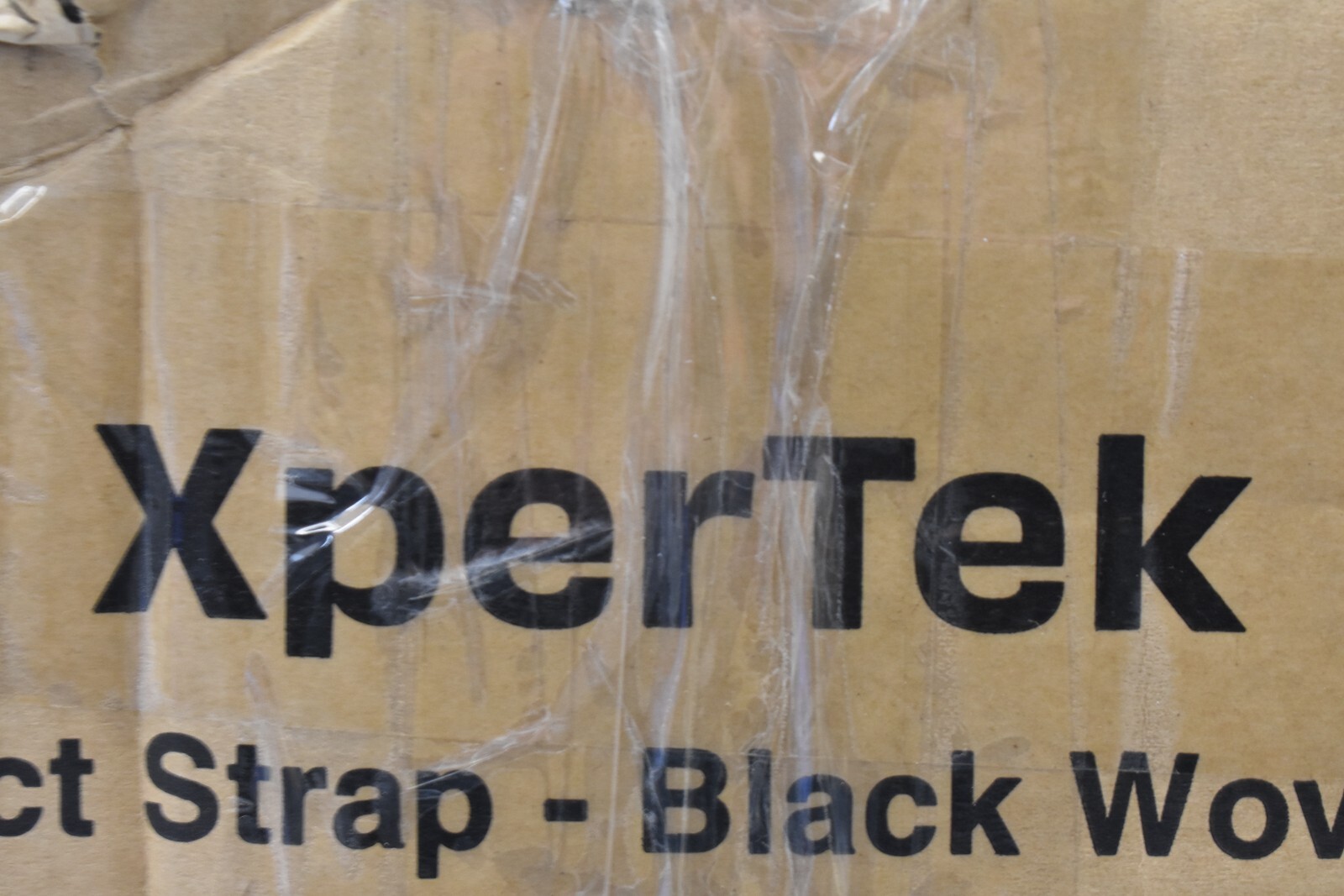 XperTek Duct Strap Black Woven Polypropylene 1.75″ x 300 ft DS175B Strap Mesh