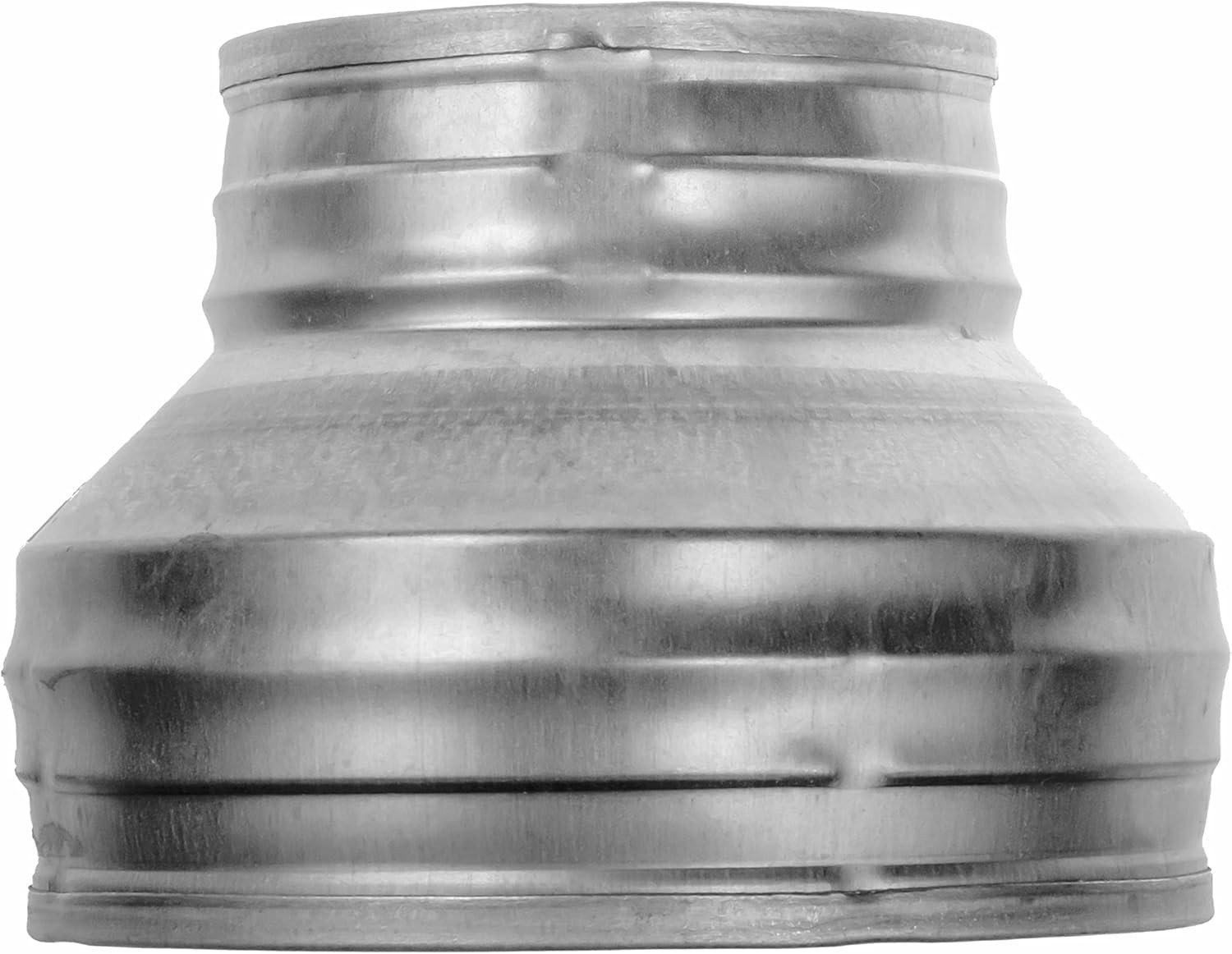 4″ to 3″ Inch Male Fit round Duct Reducer – Galvanized Steel Pipe Coupler/Increa
