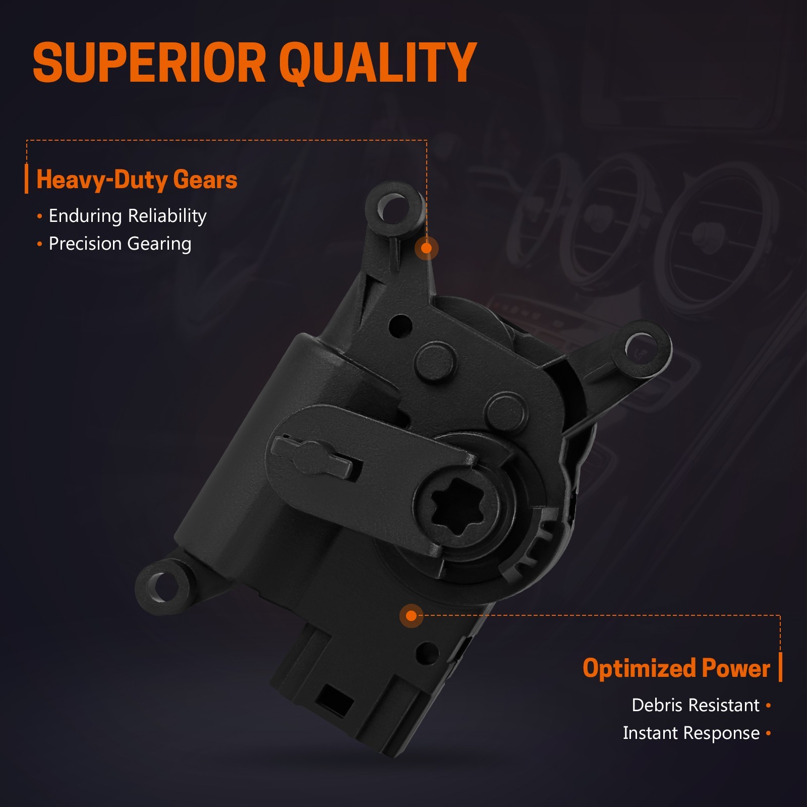 Main Heater Blend Door Actuator Temperature for VW Passat Beetle 12-18 604-818