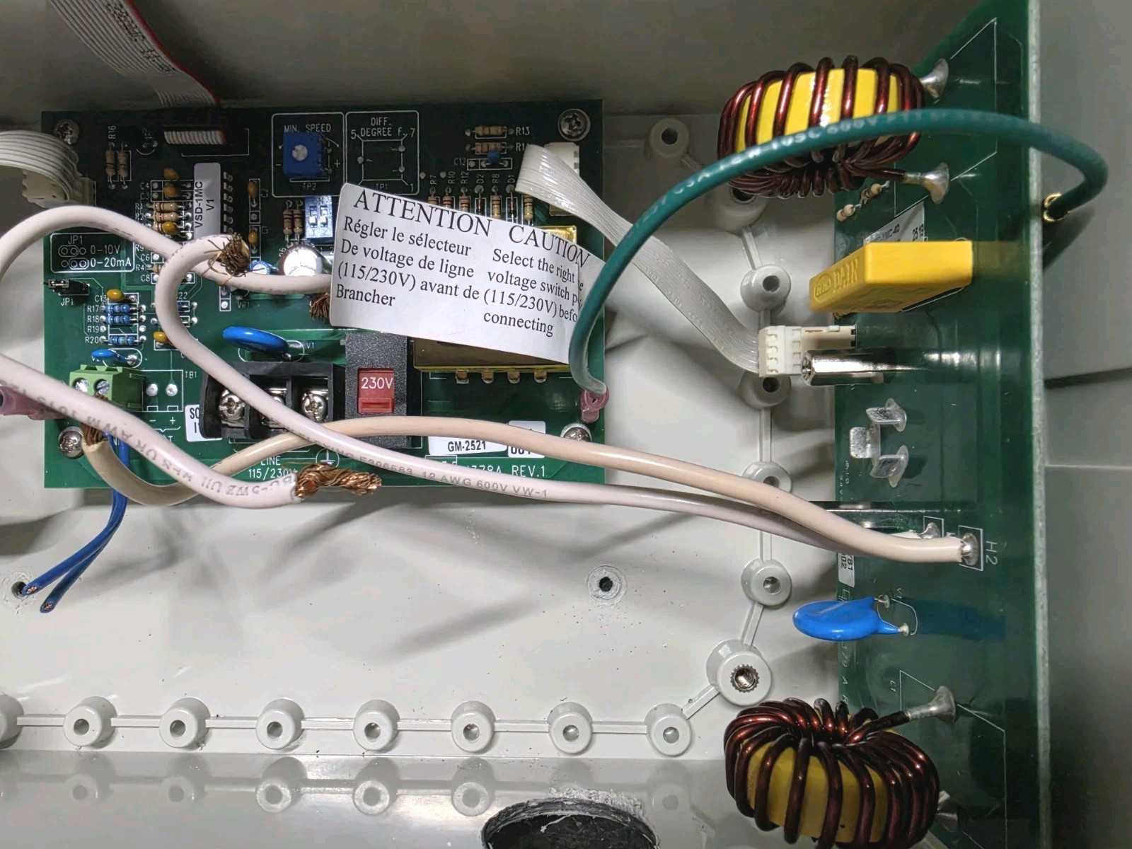 Monitrol Varifan VSD-1MC-40 Variable Speed Fan Controller 40A M031-V2 Working…
