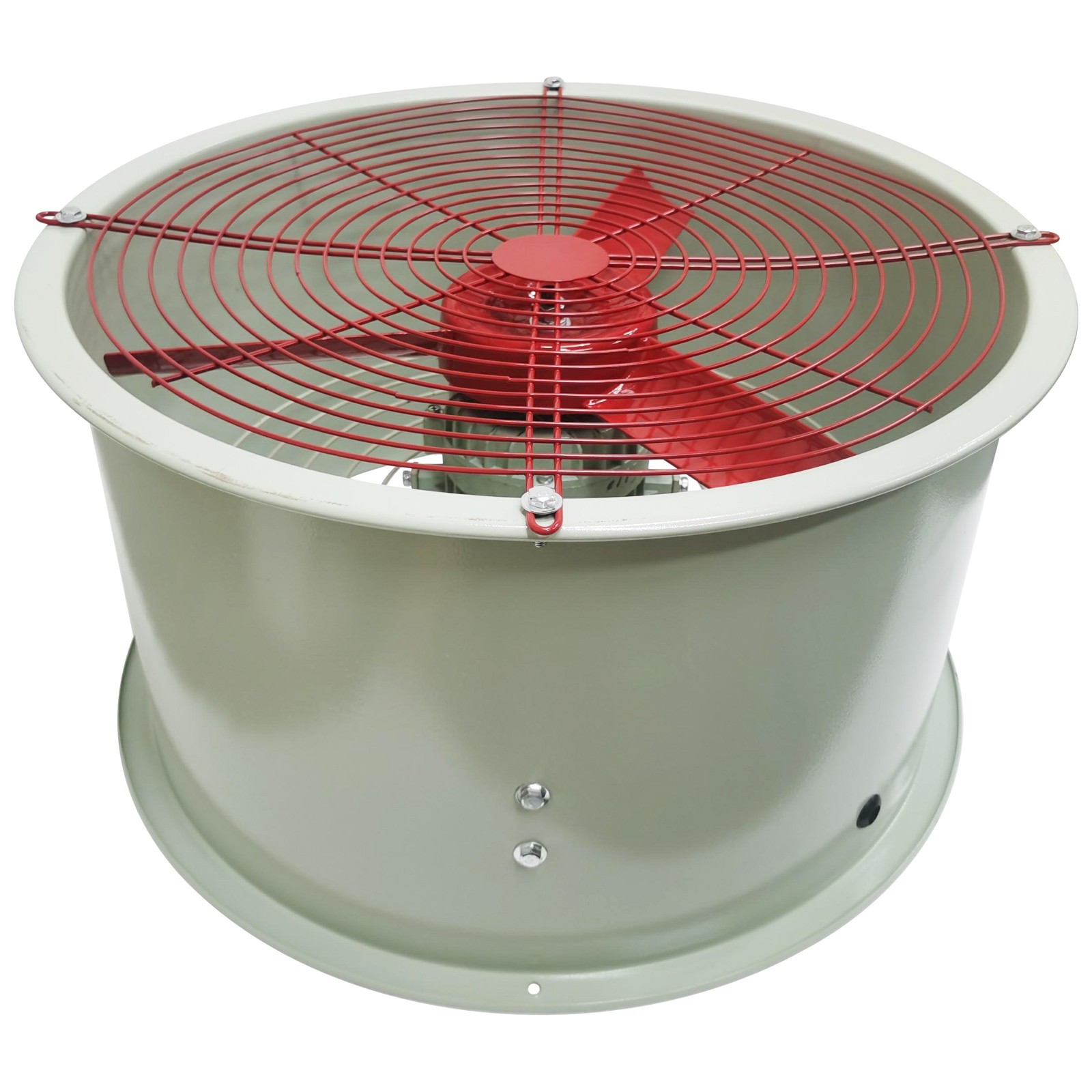 110V 19in Explosion Proof Exhaust Fan 550W Cylinder Pipe Fan Wall Mount Ventilat