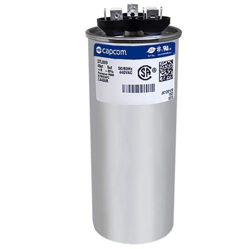 100335-12 – 45 + 5 Uf MFD 440 Volt VAC – Lennox round Dual Run Capacitor Upgrade