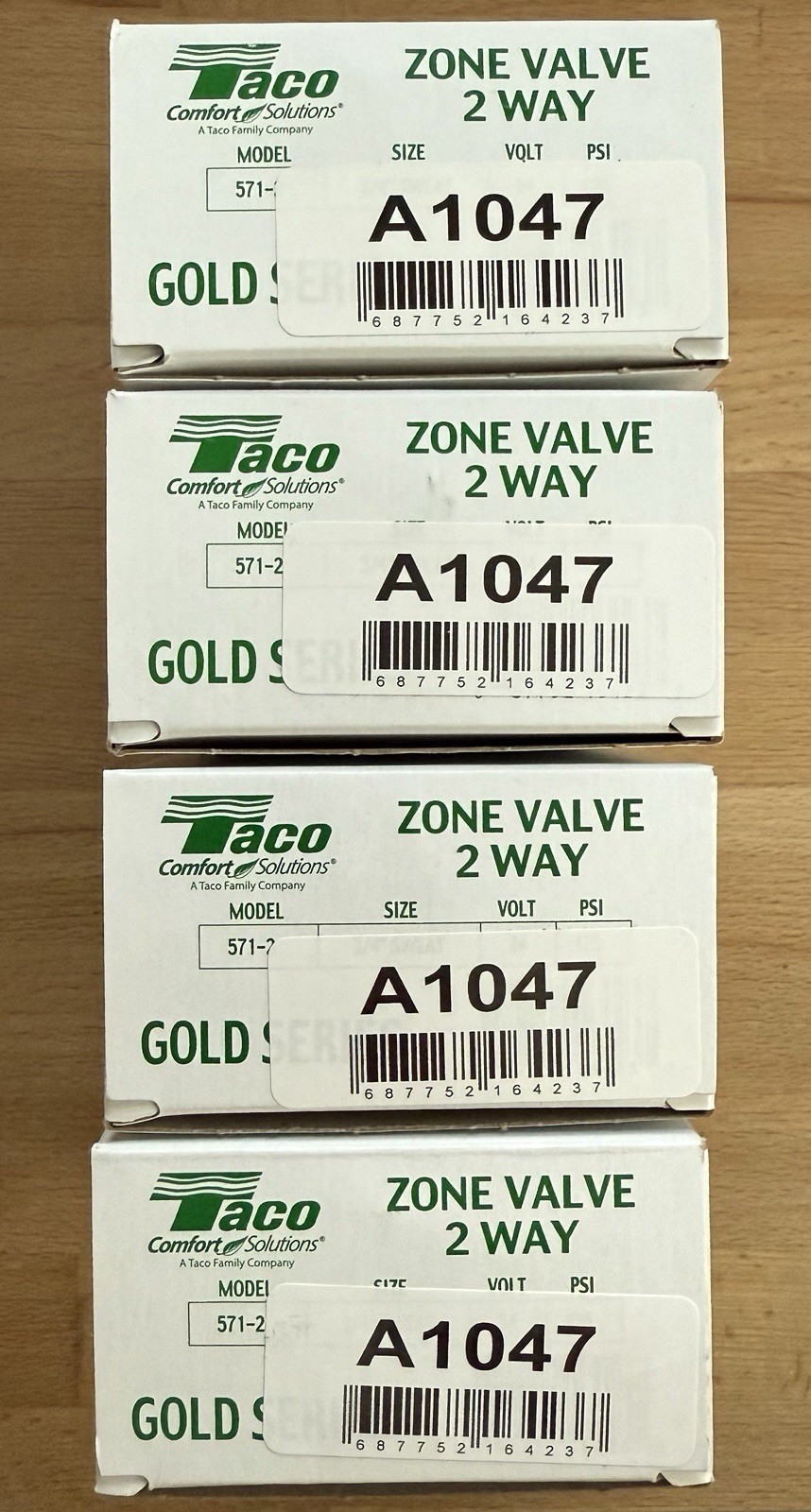 1 Taco 571-2 3/4-Inch Gold Series 2-Way Zone Valve A1047 – 100% BRAND NEW IN BOX