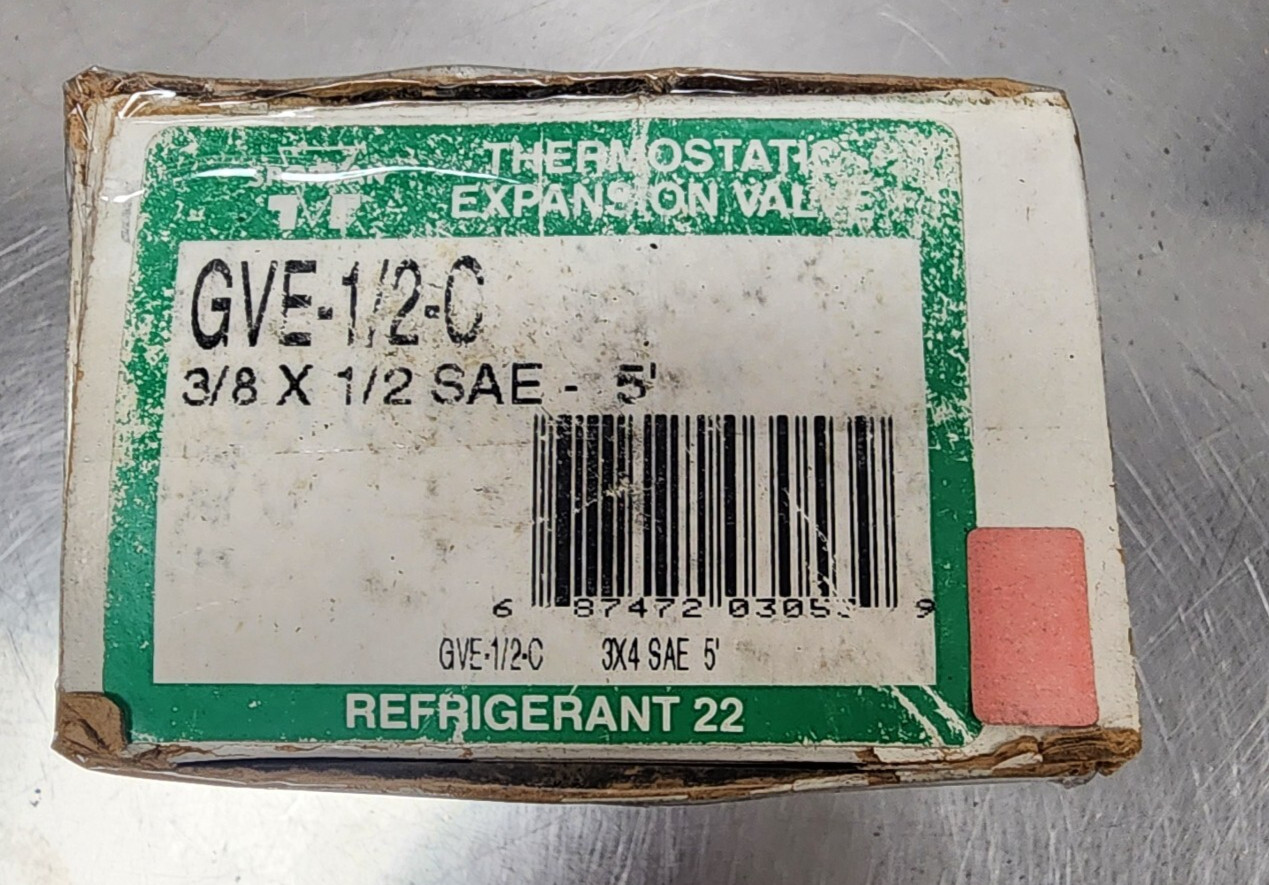 SPORLAN THERMOSTATIC EXPANSION VALVE GVE-1/2-C 3/8X1/2 SAE 5′ [A6F2] #6
