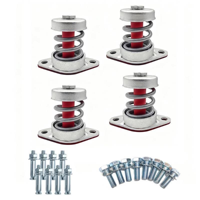 Spring vibration damping mounts Floor Mount Vibration (JC120P 198-264lbs) 4PK