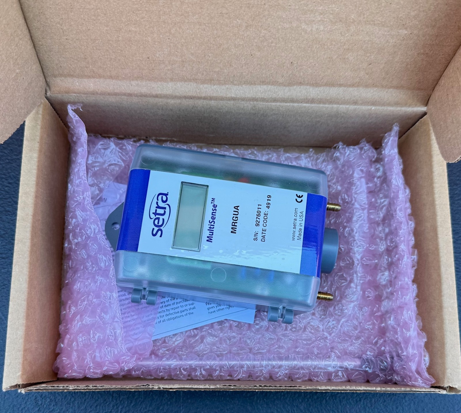 Setra MRGUA Multi-Range General Pressure Transducer