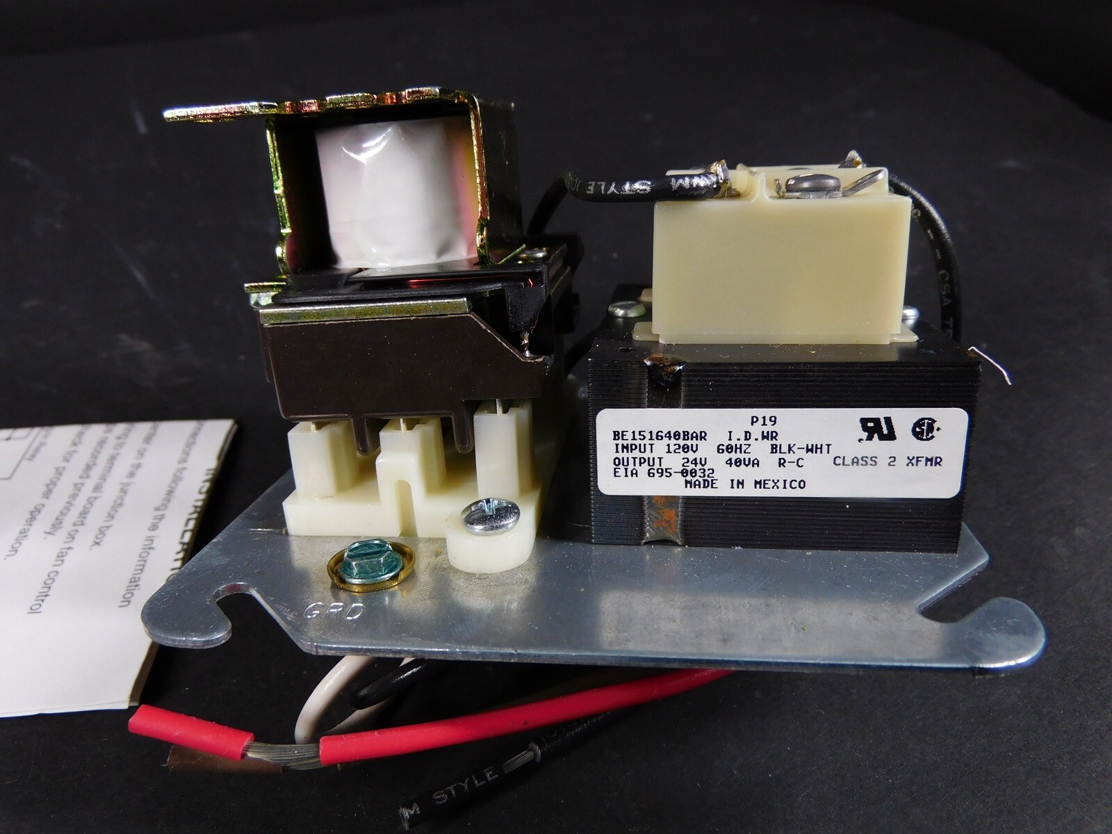 Steveco 90 -113 Fan Control Center Made In Mexico 120 Vac 60 HZ