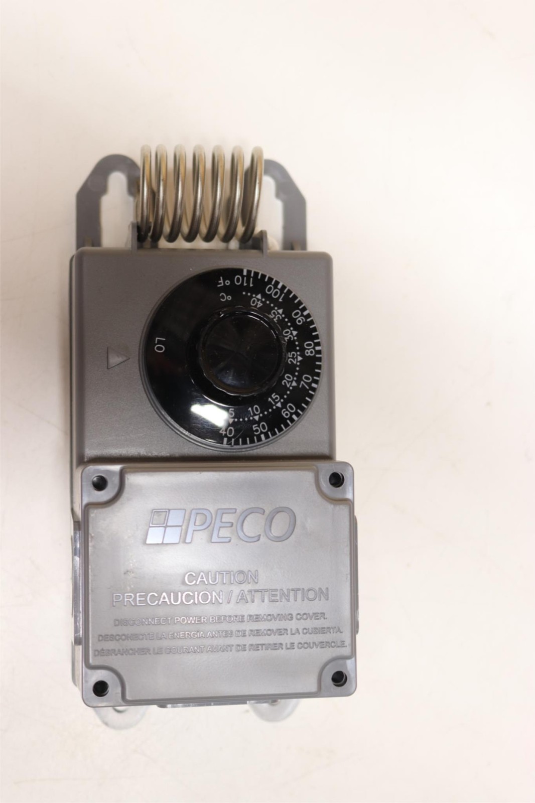 PECO TF115-001 Line Volt Mechanical Thermostat 68471 Indoor/Outdoor