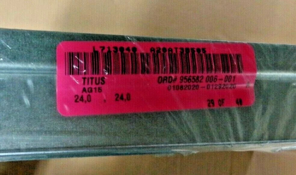 Titus AG15 Galvanized Steel Opposed Blade Damper 24×24 HVAC Volume Control