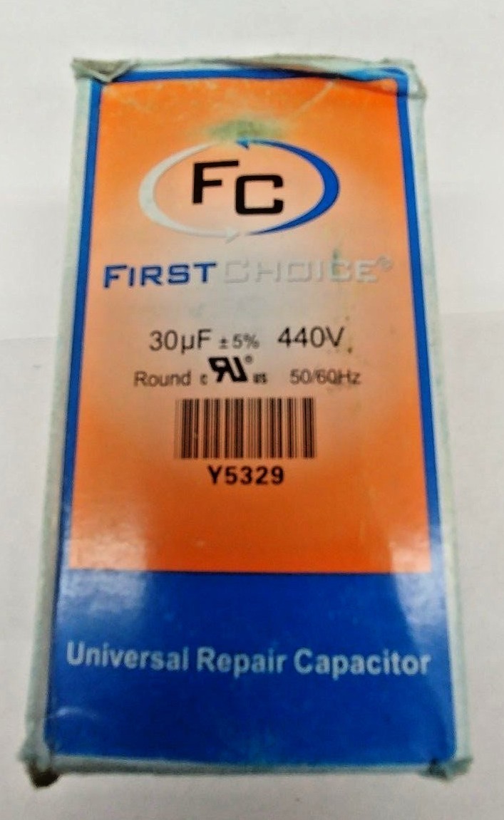 Lennox First Choice Y5329 30MFD 30uF +5% 440V Round Repair Capacitor