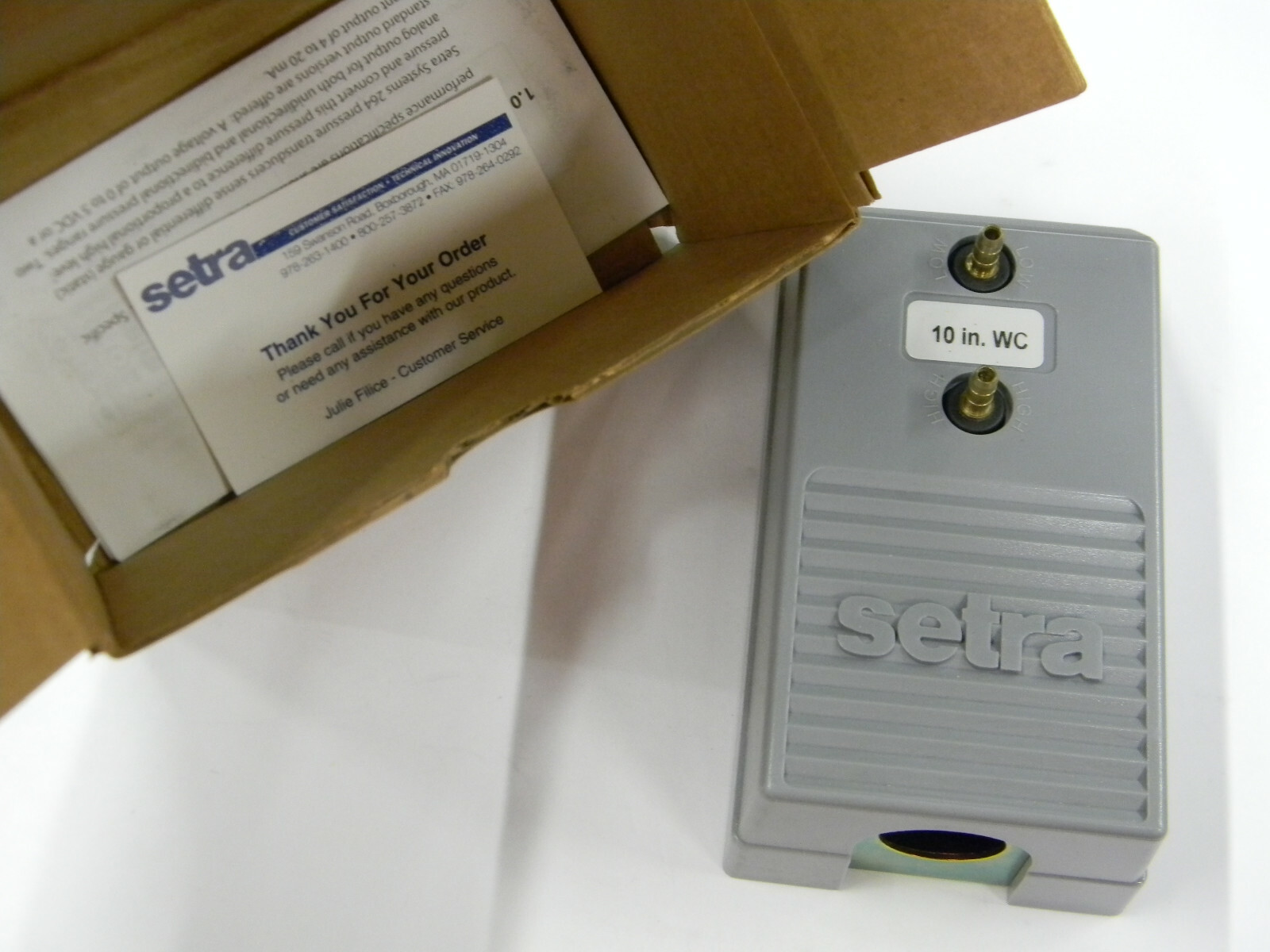 New Setra 2641010WD2DA1D Pressure Transmitter Model 264 C5