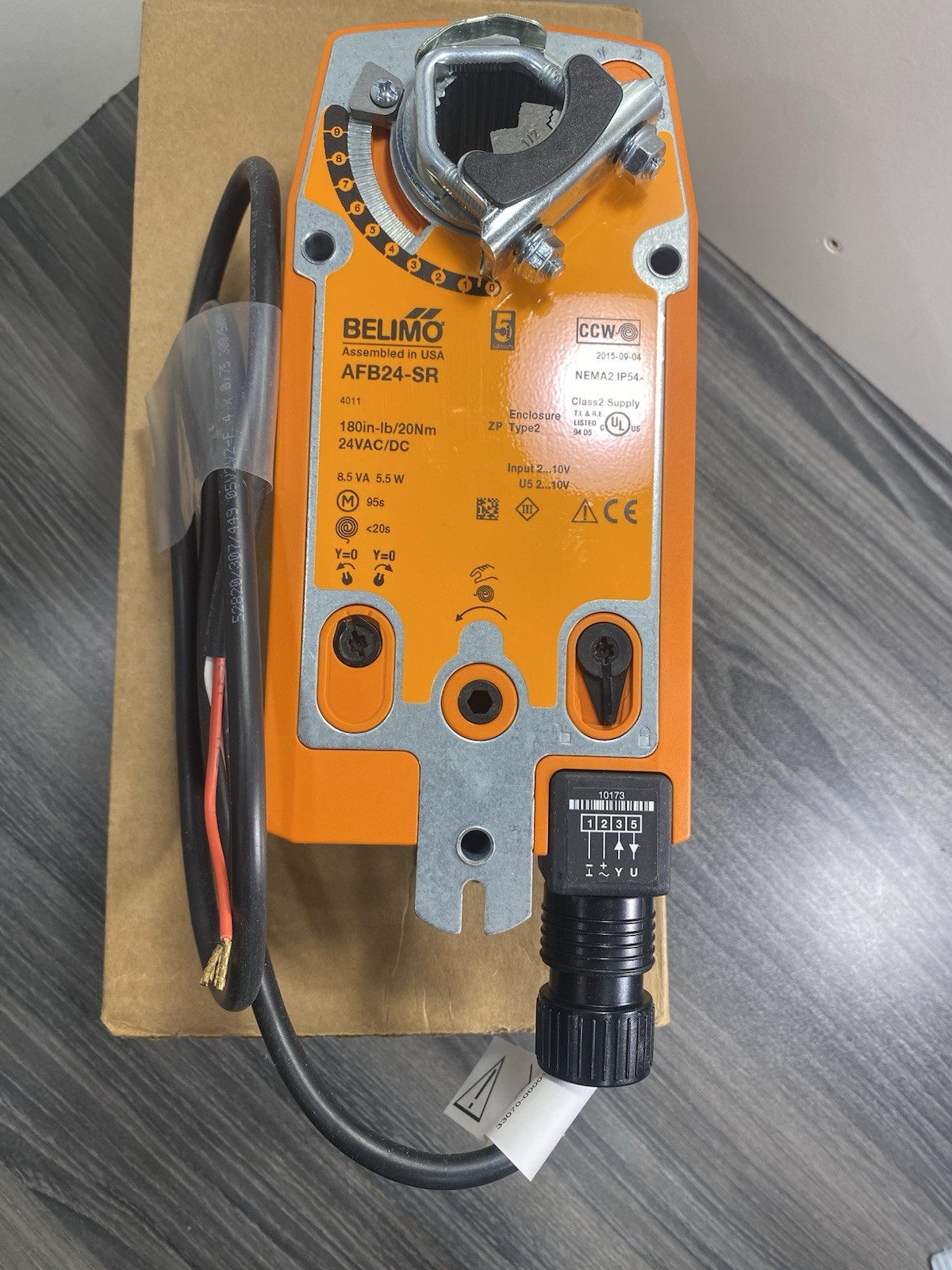 New Belimo AFB24-SR Spring Return Actuator 180 IN/LB 24V AC/DC 5.5W AFB24SR USA