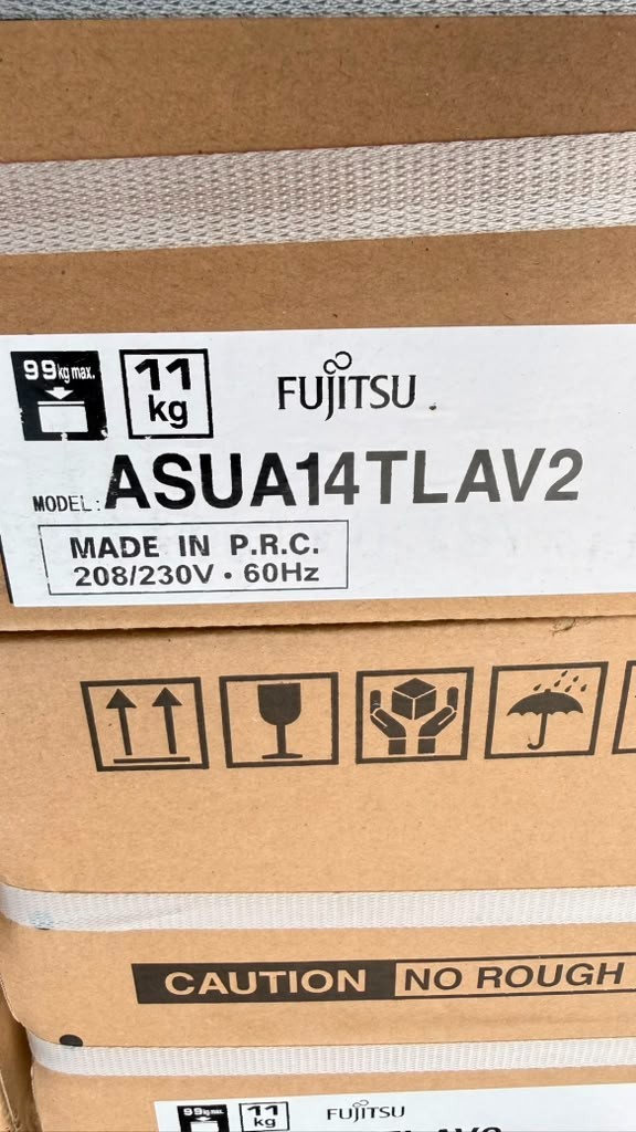 FUJITSU ASUA14TLAV2 (Air Handler) Airstage VRF systems (VR‑II / J‑II /