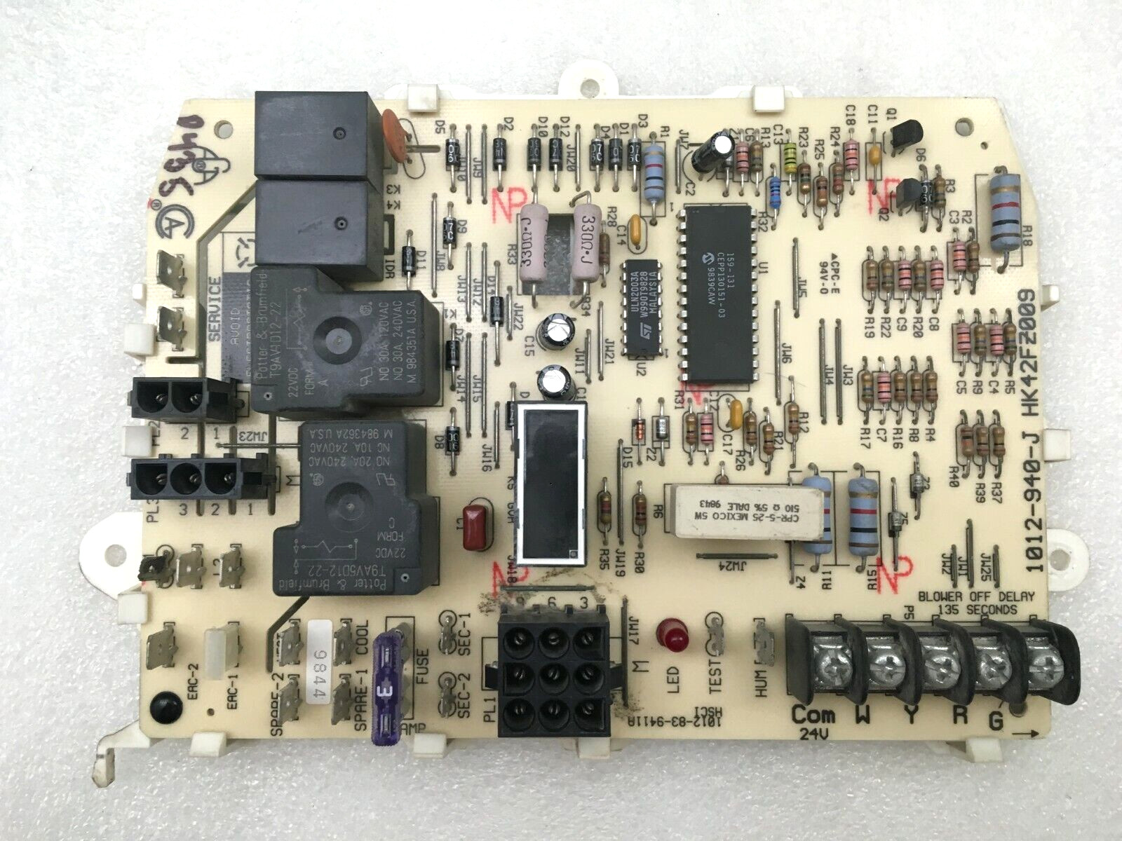 Carrier Bryant Payne HK42FZ009 Furnace Control Circuit Board 1012-940-J #P435