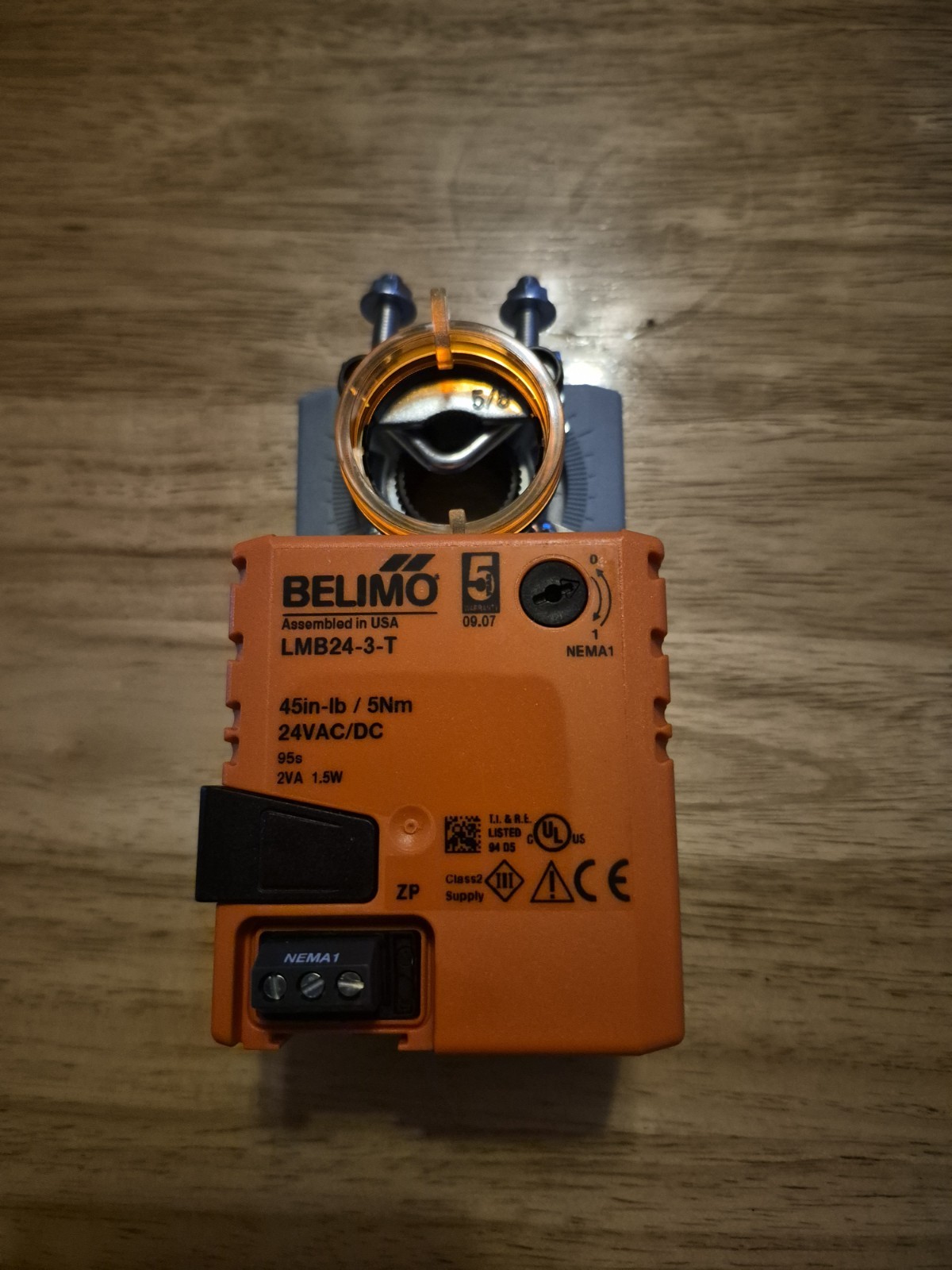 Title: Belimo LMB24-3-T Damper Actuator 24VAC/DC 45 in-lb 5Nm | New in Box