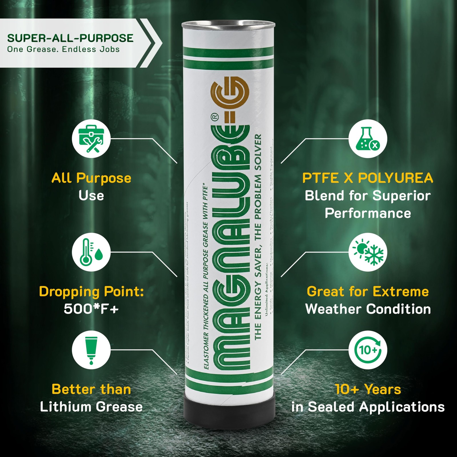 Magnalube-G General All – Resistant Ptfe Lubricant. 1Lb