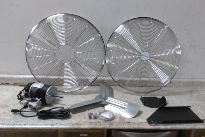 Airmaster Fan 71565 1/3 HP 115VAC 24 In Blade Dia Standard-Duty Industrial Fan