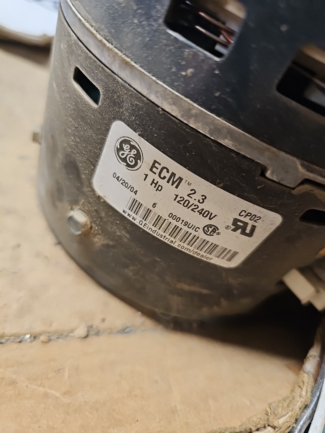 GE ECM 2.3 5SME39SL0253 1HP 120/240V 5466 Furnace Blower Motor 18M8101