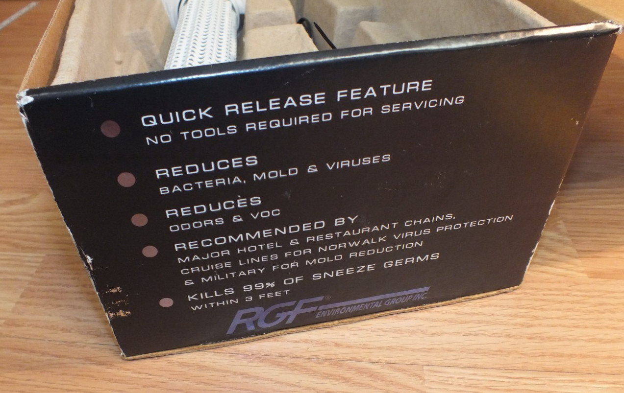 Guardian QR+ Air Purification System RGF QRP-9 for AC Systems Up to 5 Tons- READ