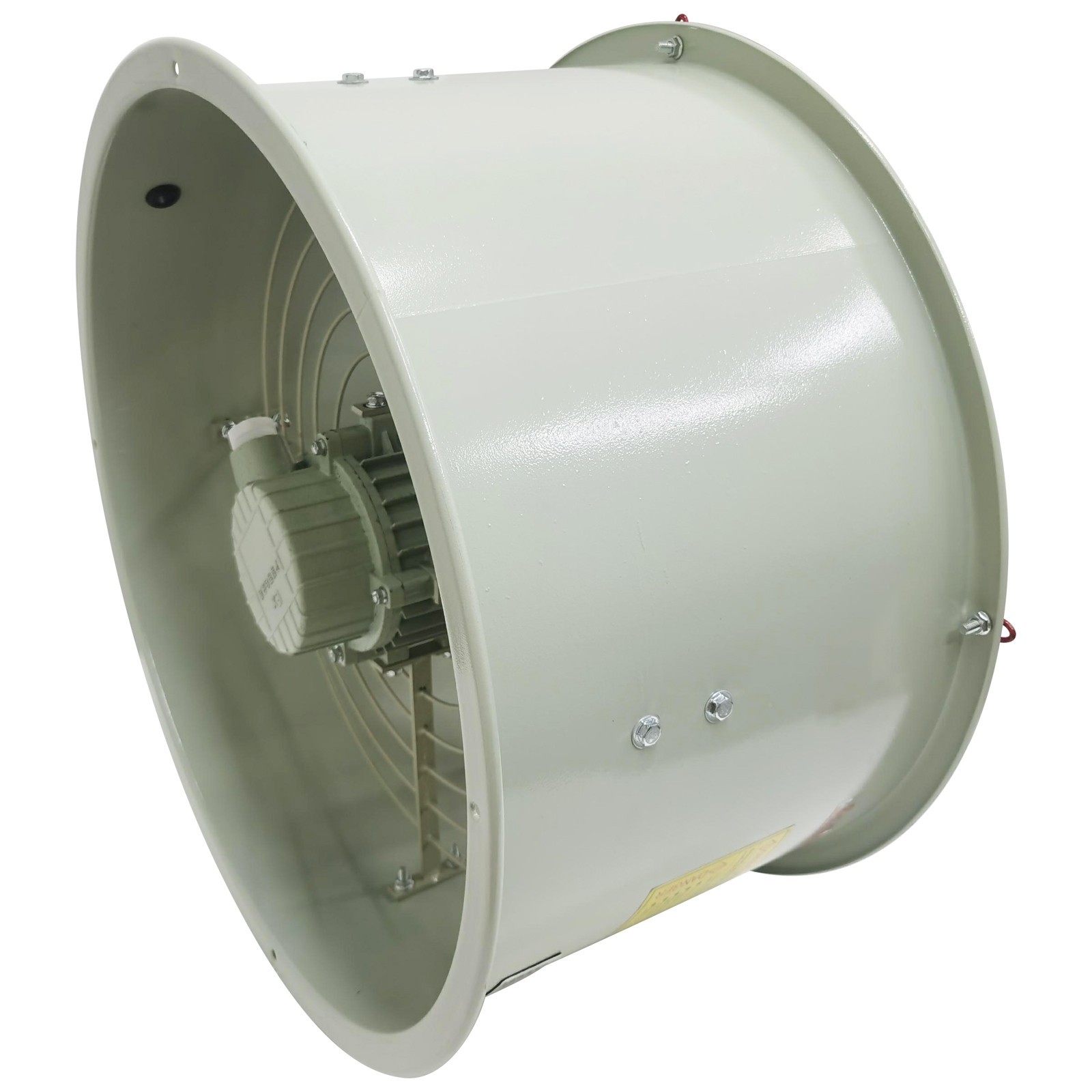 110V 19in Explosion Proof Exhaust Fan 550W Cylinder Pipe Fan Wall Mount Ventilat