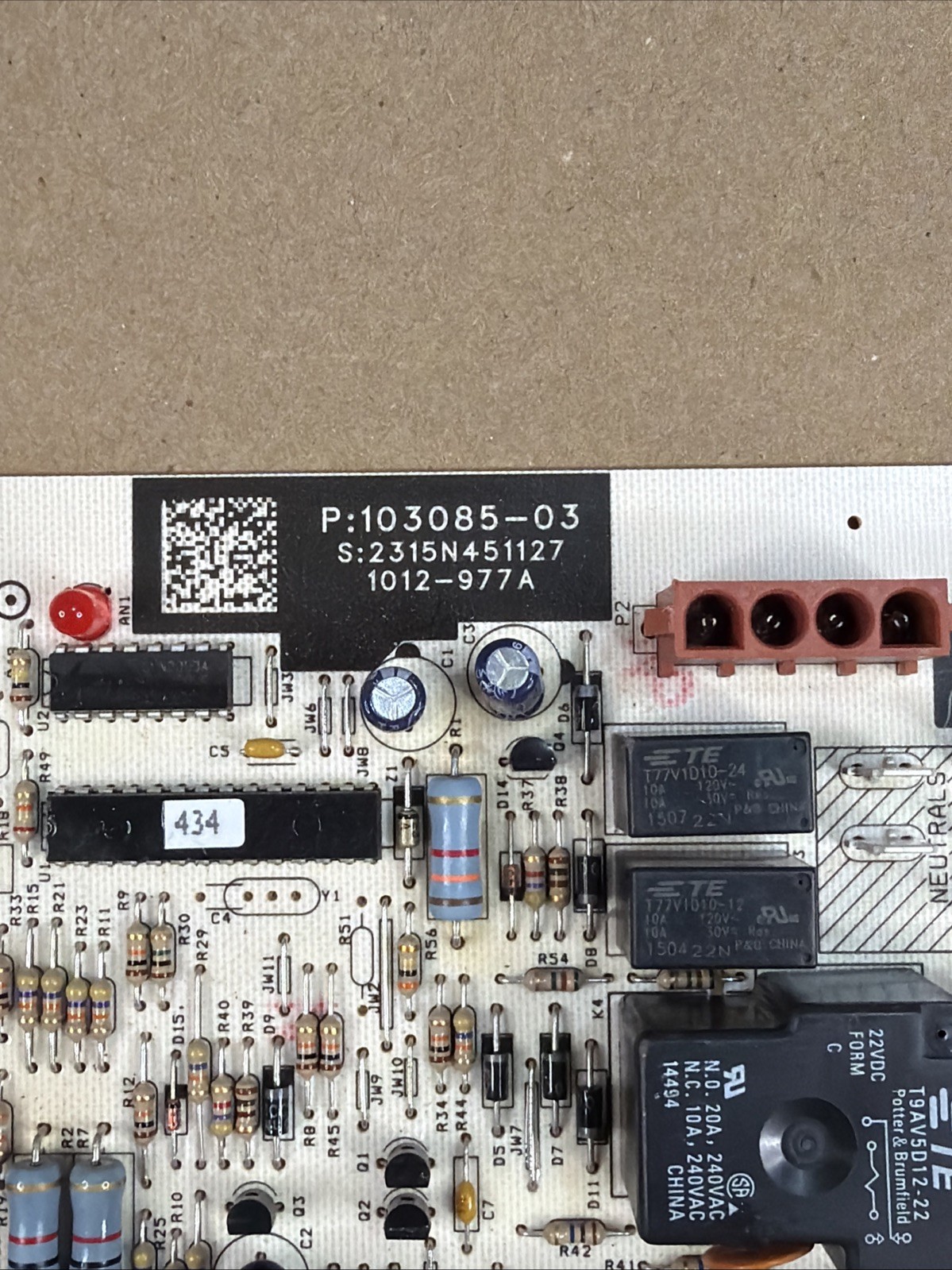LENNOX Furnace Control 103085-03 Circuit Board 1012-977A (A1B1)