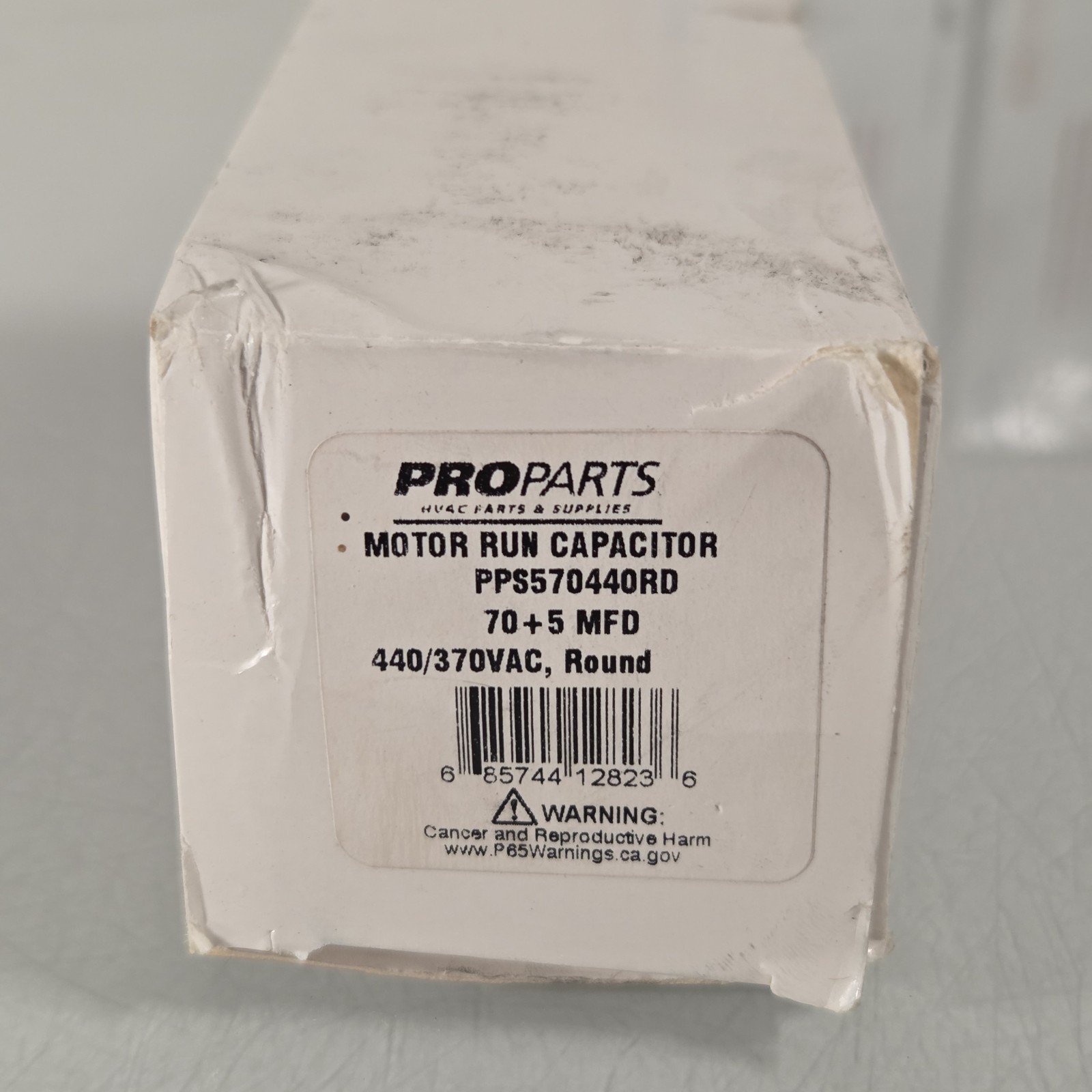 PROPARTS JARD 12823 70 + 5 MFD 440v ROUND MOTOR RUN CAPACITOR PPS570440RD