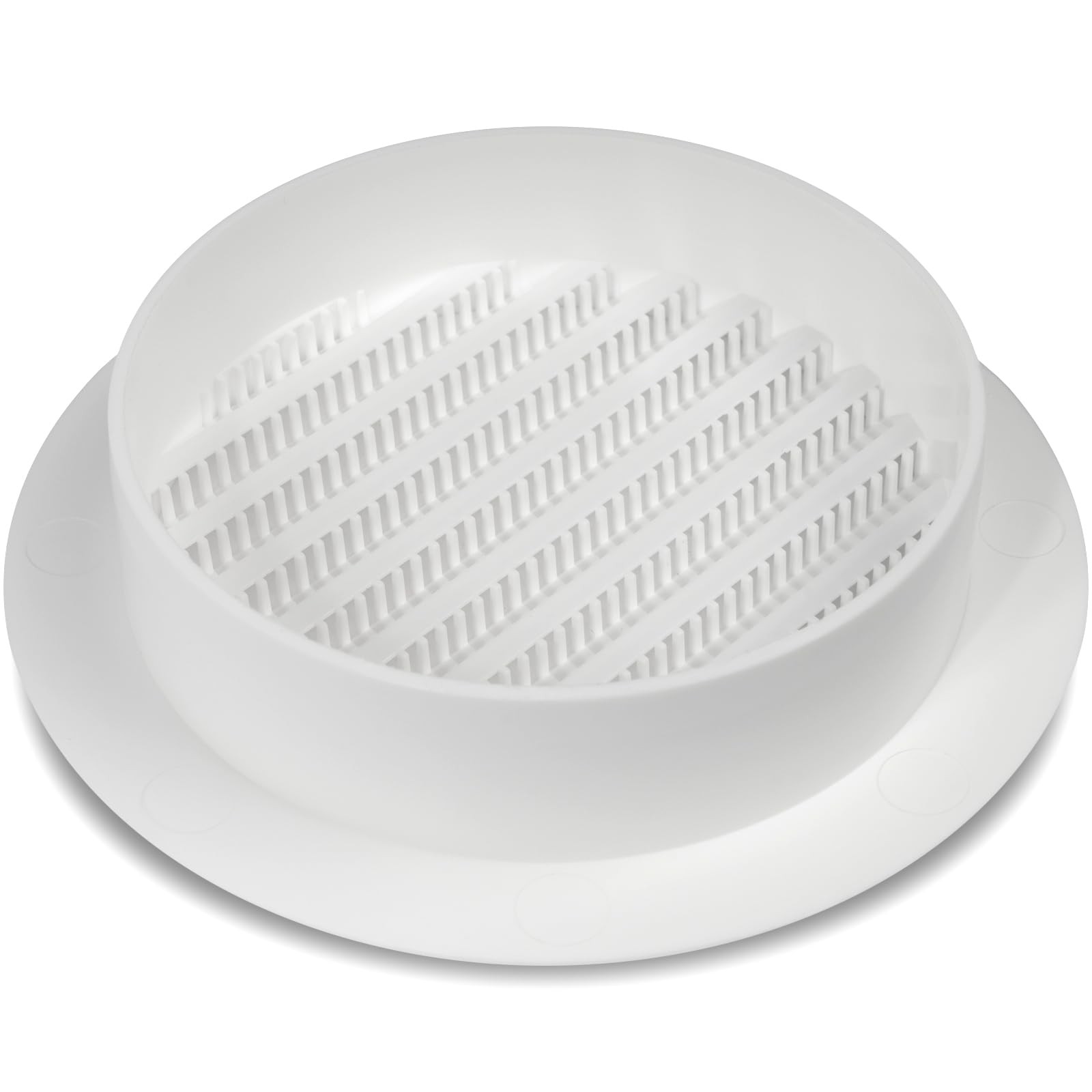 Repa Market 4 Inch Round White Vent Cover/Plastic Air Grille Ø 4″,
