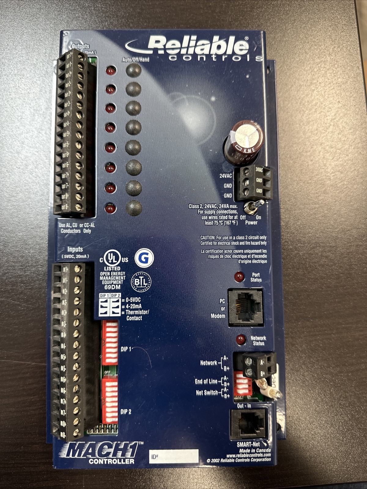 Reliable Controls – Mach 1 – Controller