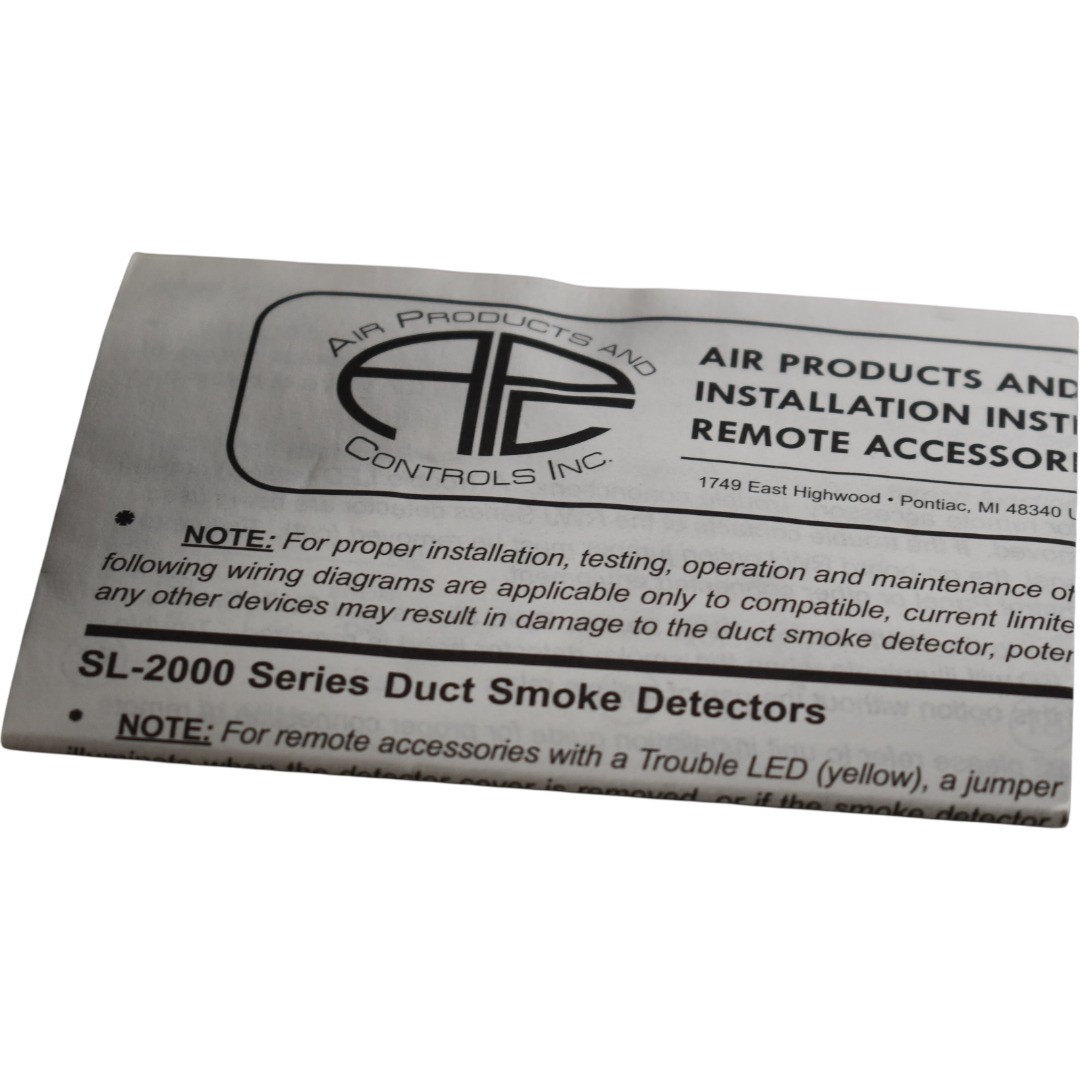 NEW Air Products and Controls MS-KA/P/R Duct Smoke Detector Remote Test Reset