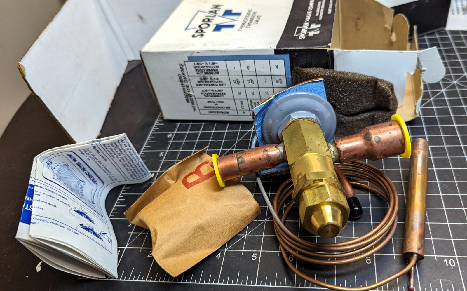 5/8″ x 7/8″ ODF EBSE-7-1/2-SZ Thermal Expansion Valve (7-1/2 Tons) [A6F2] #1