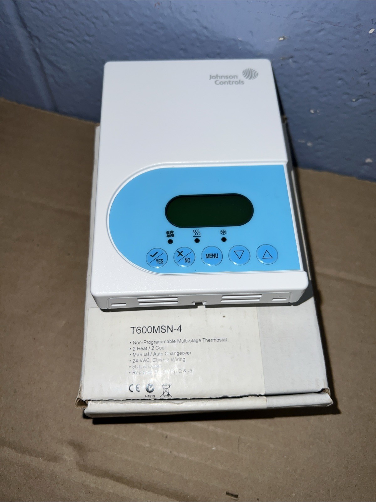 Johnson Controls T600MSN-4 Non-Programmable Multi Stage Thermostat