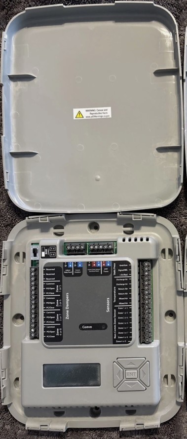Trane ZZONEEXPAC52ZBA / CNT06911 / CNT6911 Zone Control Panel Used Free Shipping