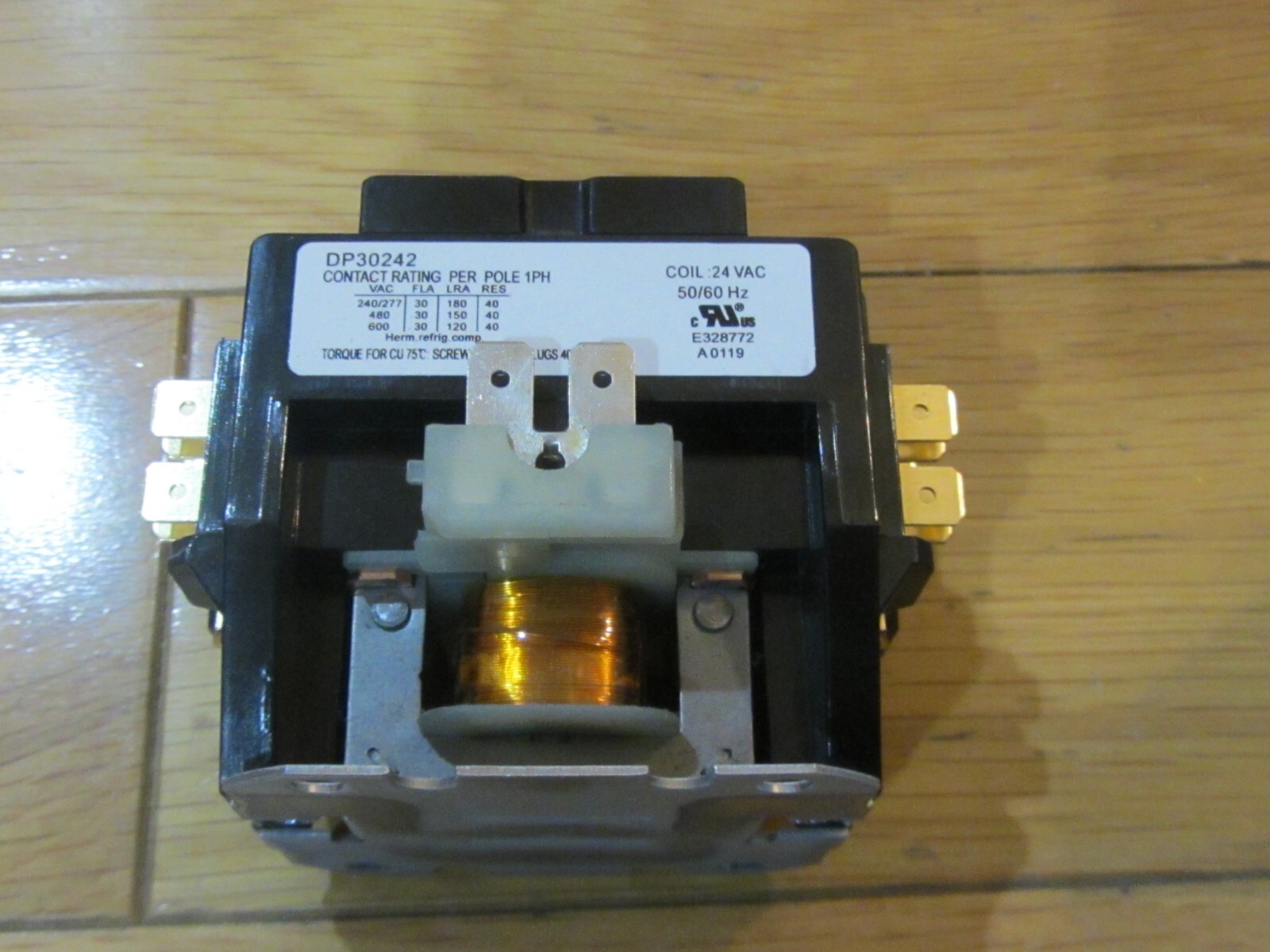 SUPCO CONTACTOR 30A 24V 2-POLE DP30242-MINT IN BOX-TOTALLY COOL & READY TO WORK!