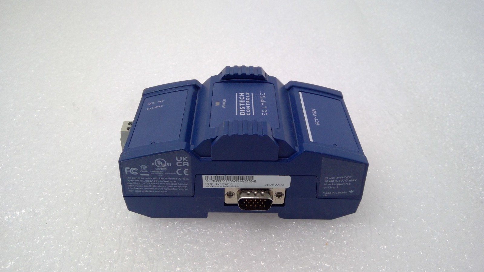Distech Controls ECLYPSE ECY-PS24 CDIY-PS24-00 Power Supply Free shipping